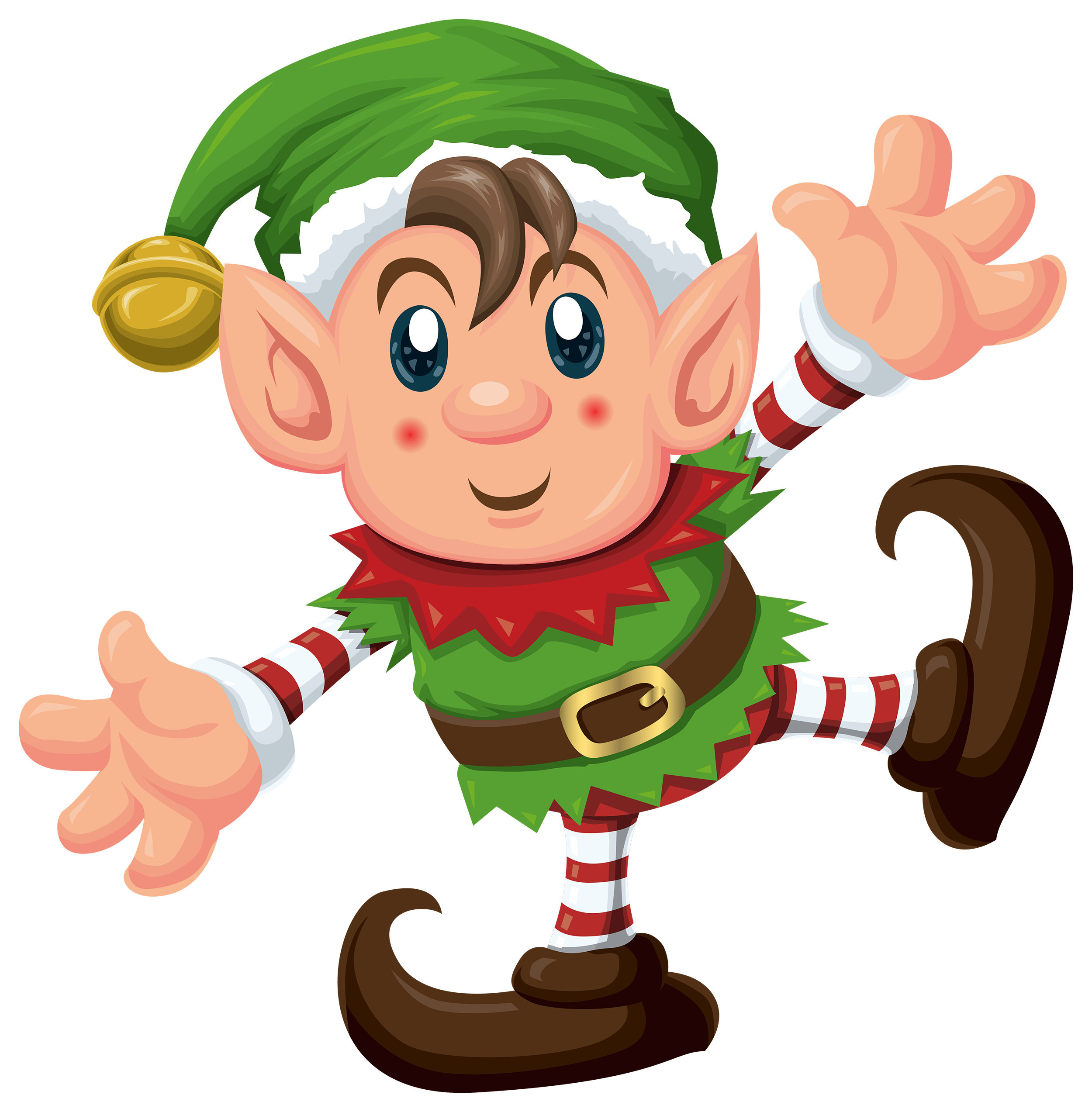 free clipart of christmas elves - photo #14