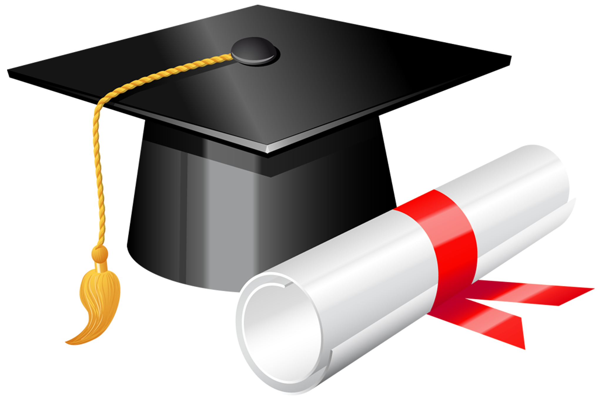 clipart graduation cap and diploma - photo #13