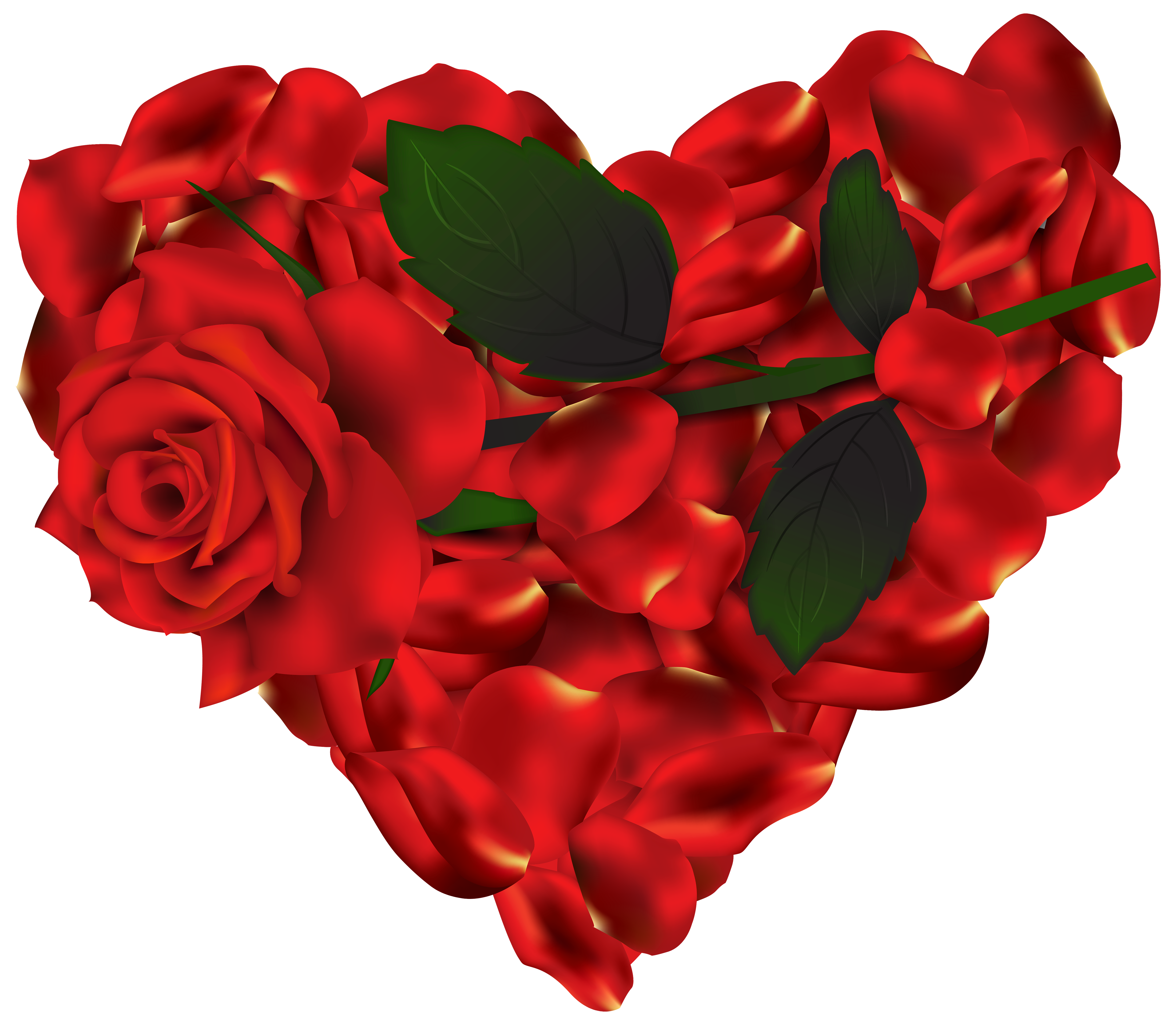 clipart roses hearts - photo #33