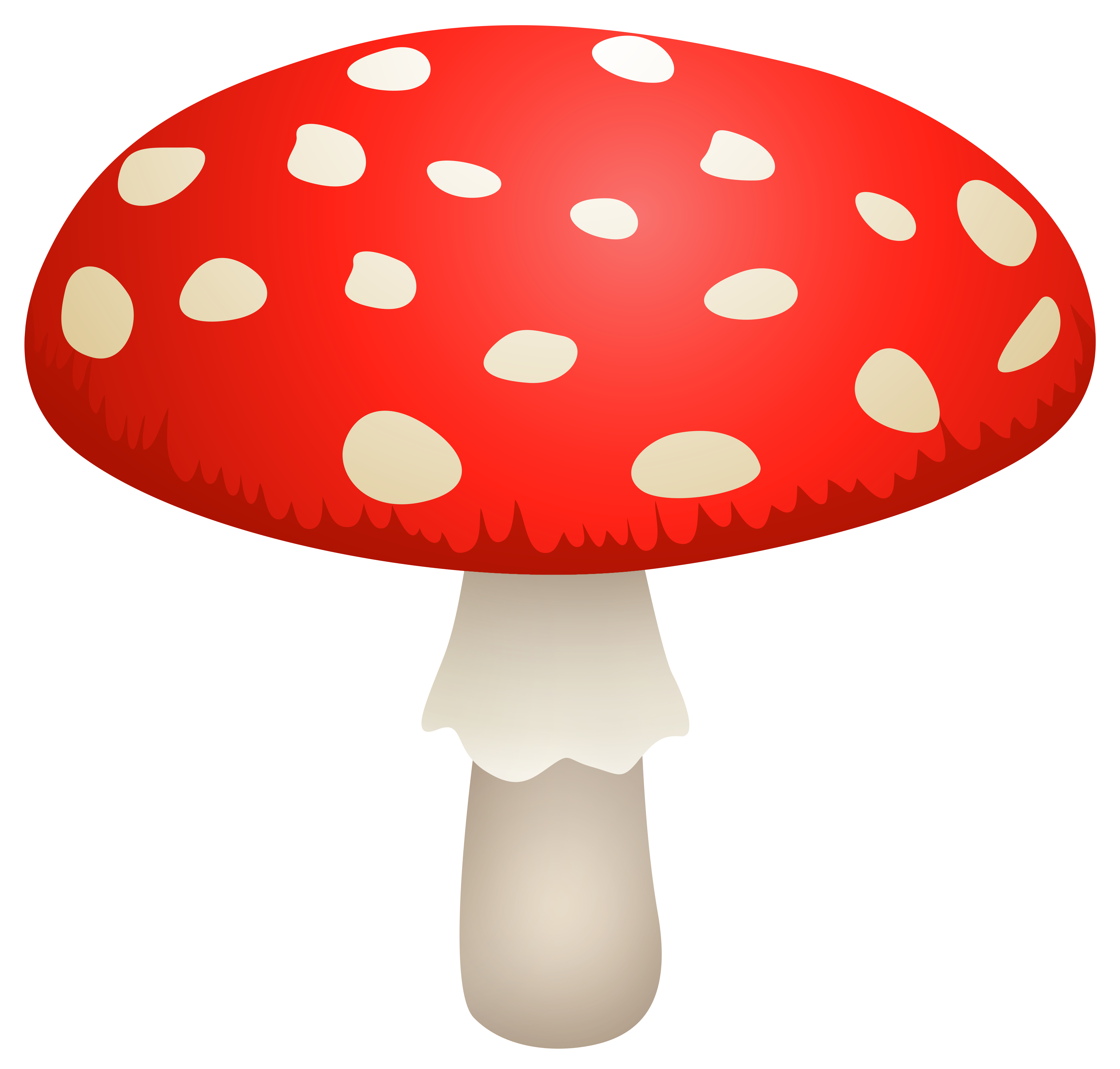 red mushroom clipart - photo #9