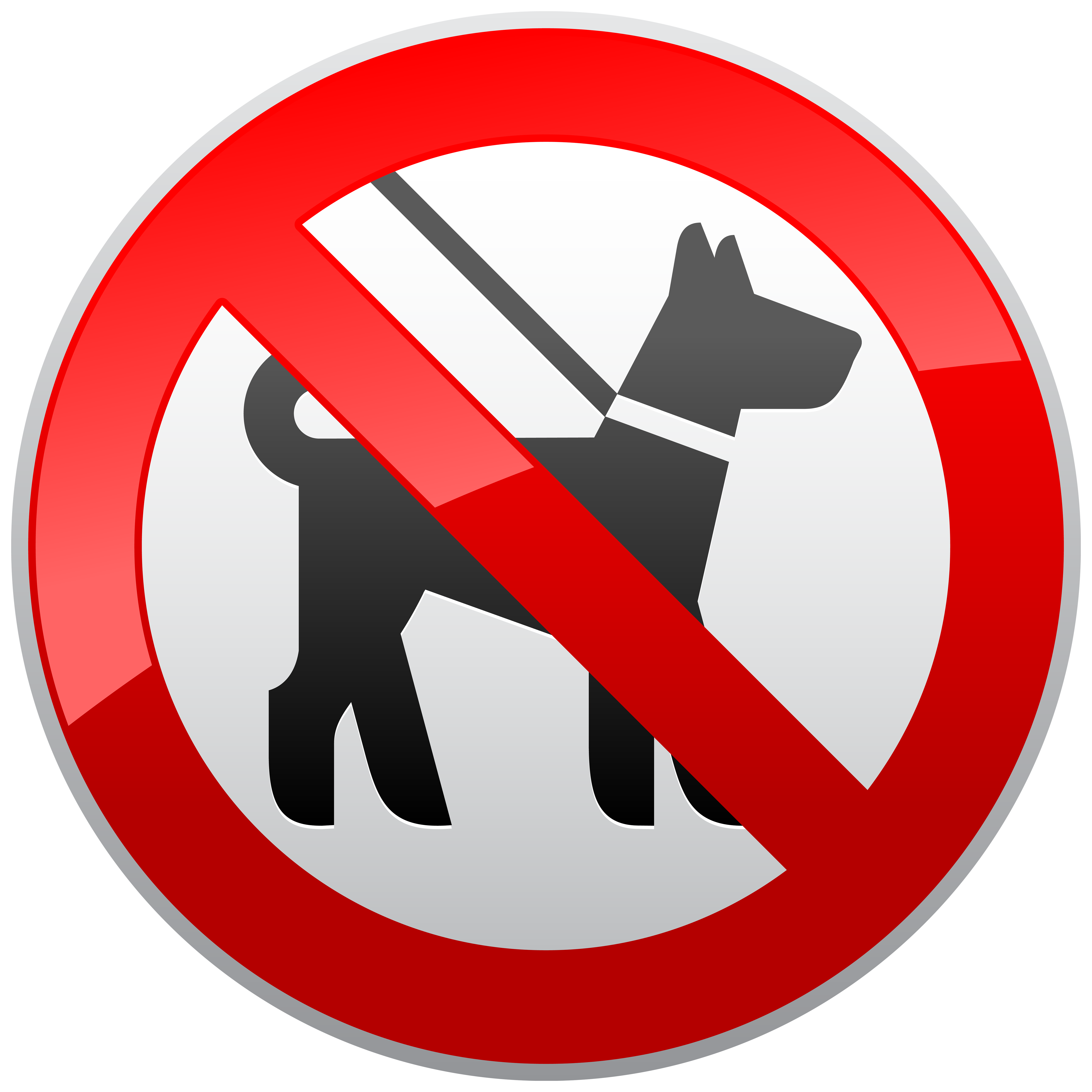 free clipart no dogs allowed - photo #29