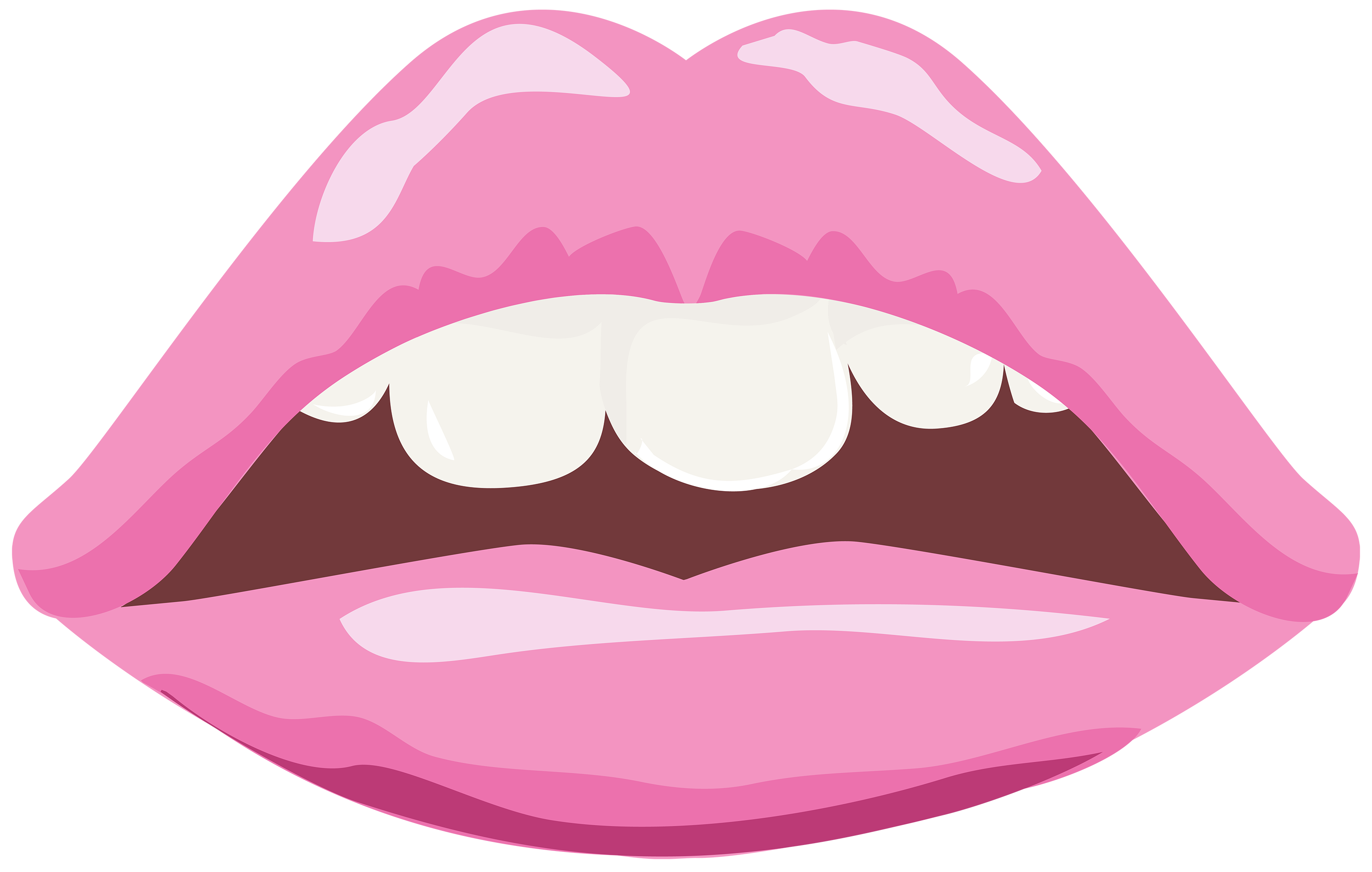 clip art pink lips - photo #19