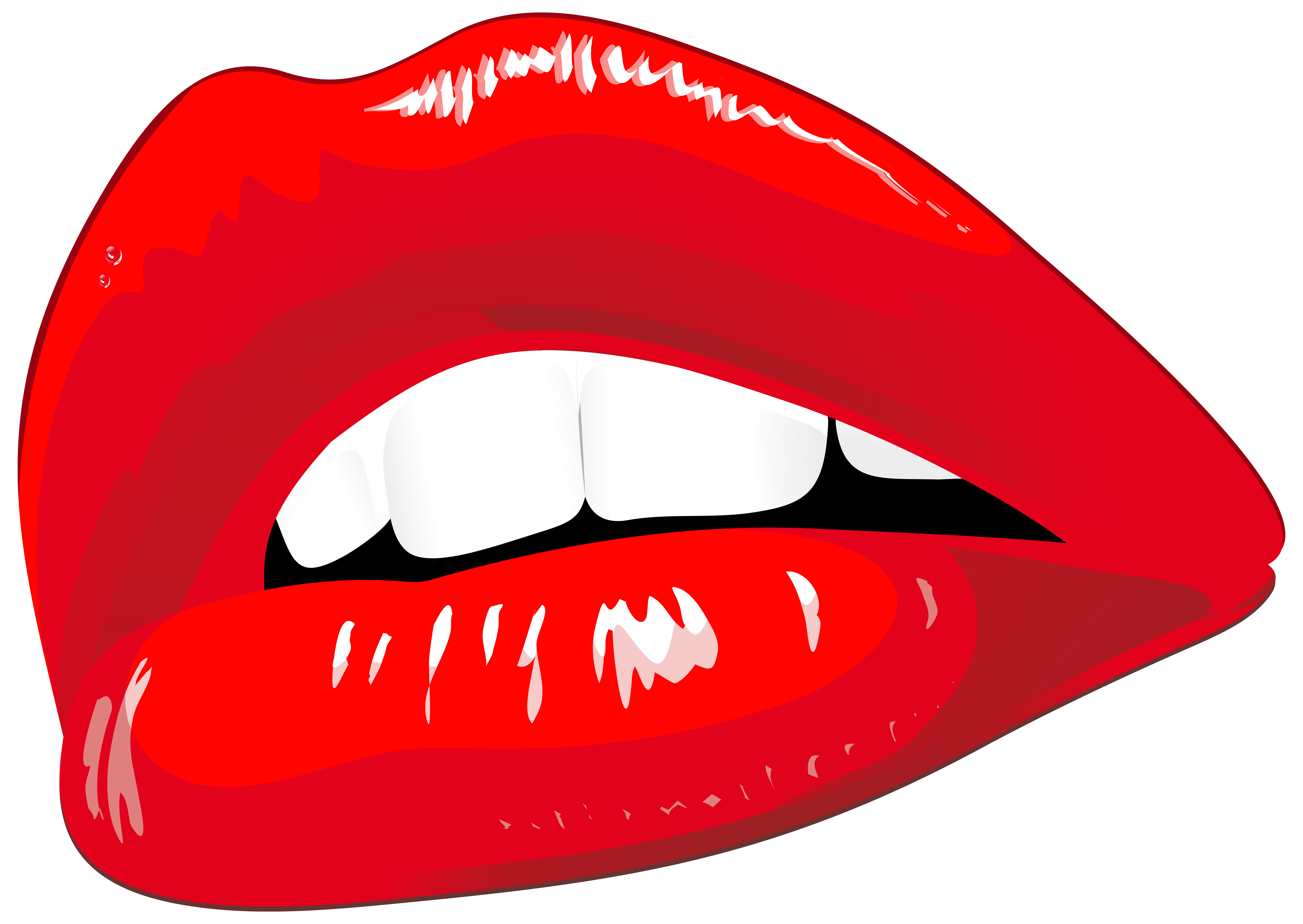 free clip art red lips - photo #40