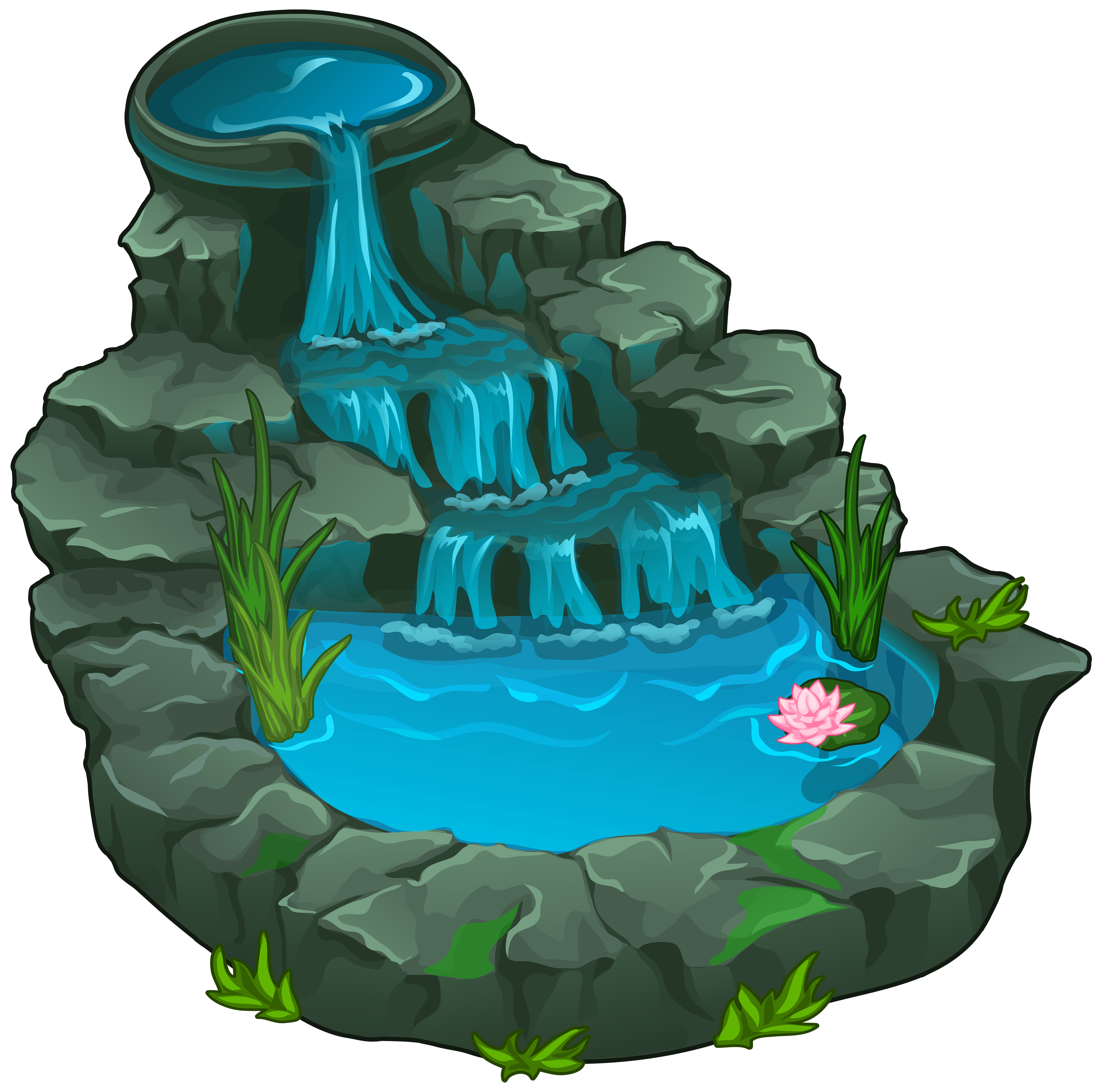 free clipart images waterfalls - photo #23