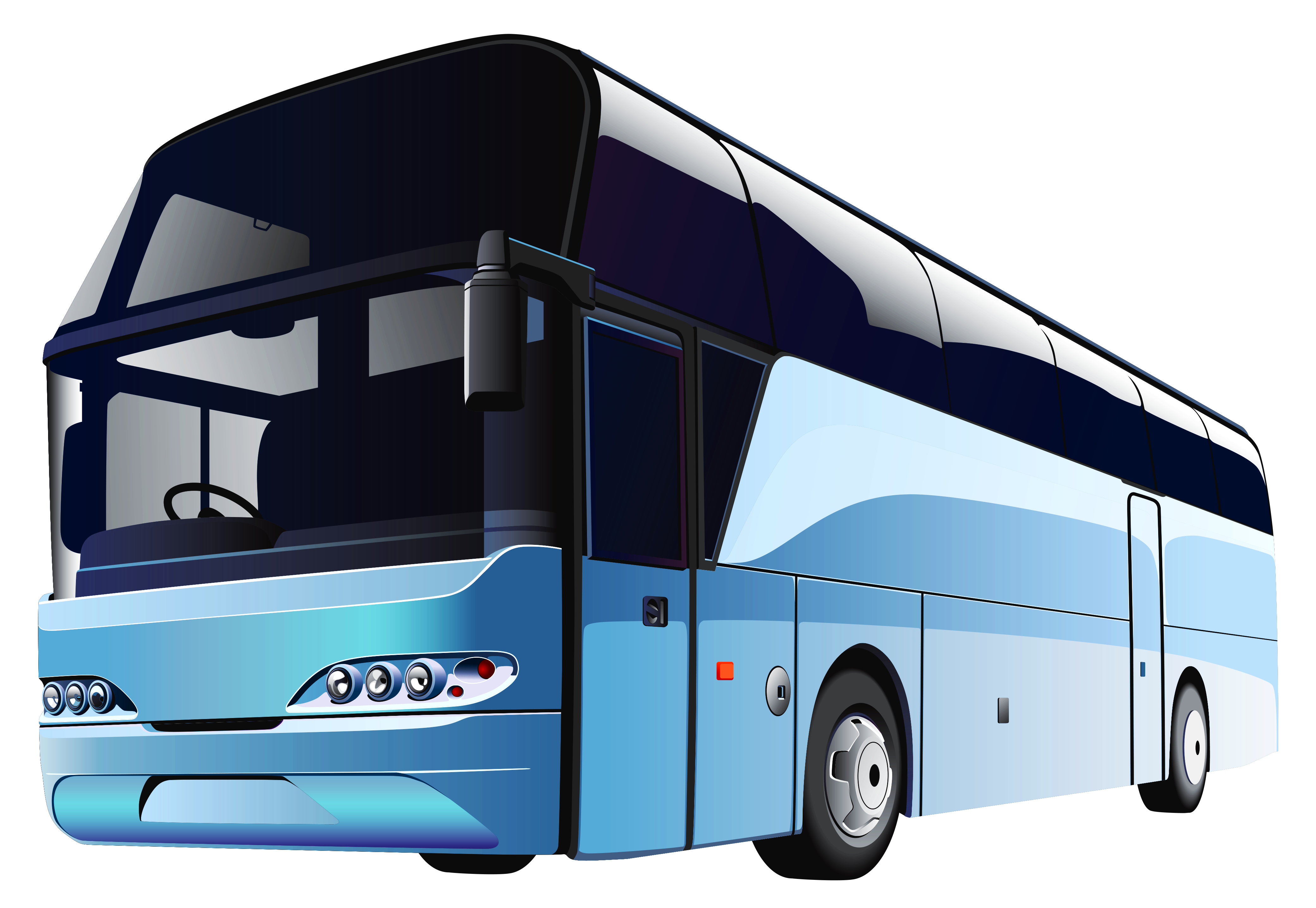 clipart blue bus - photo #33