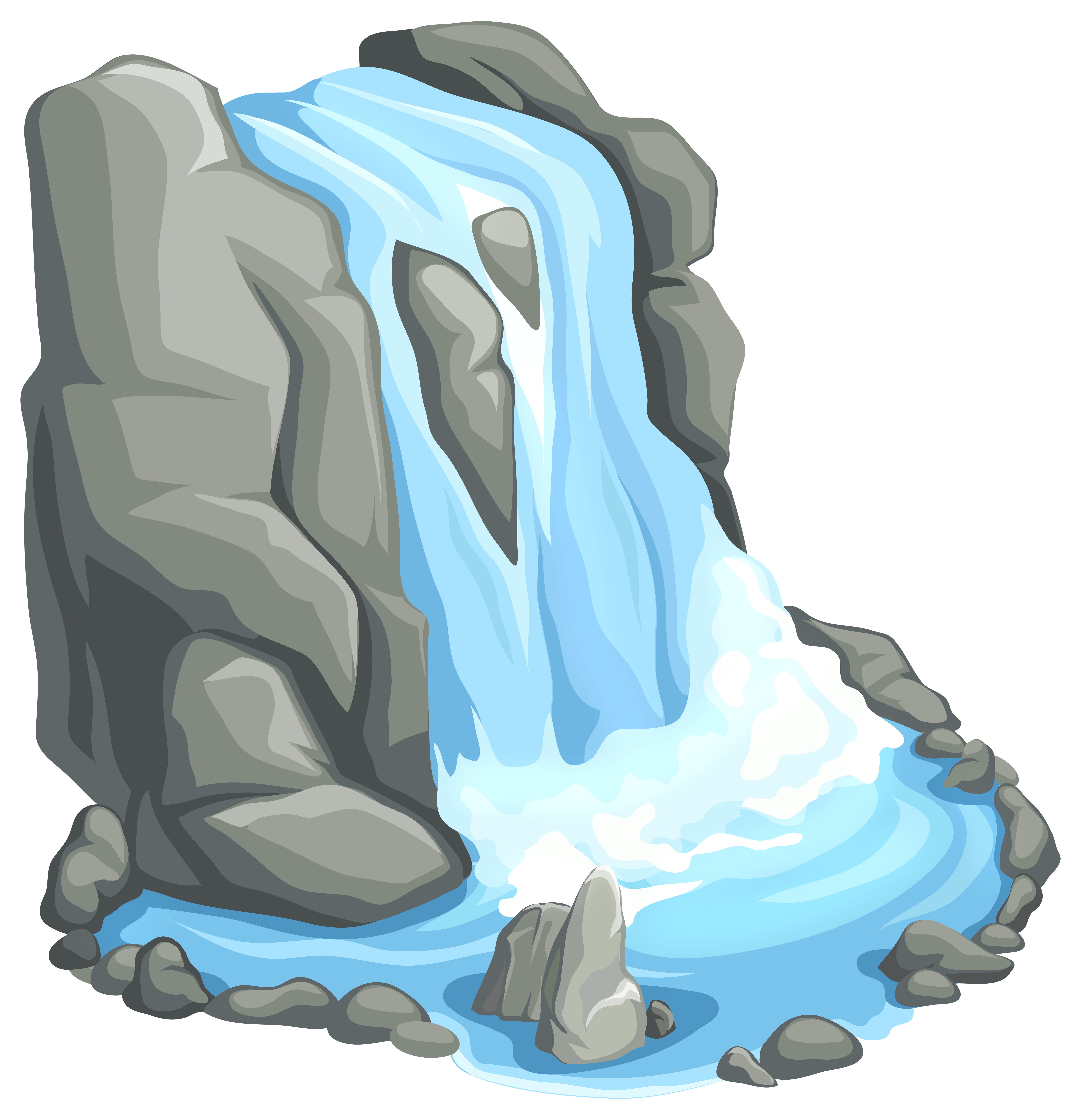 free clipart images waterfalls - photo #2