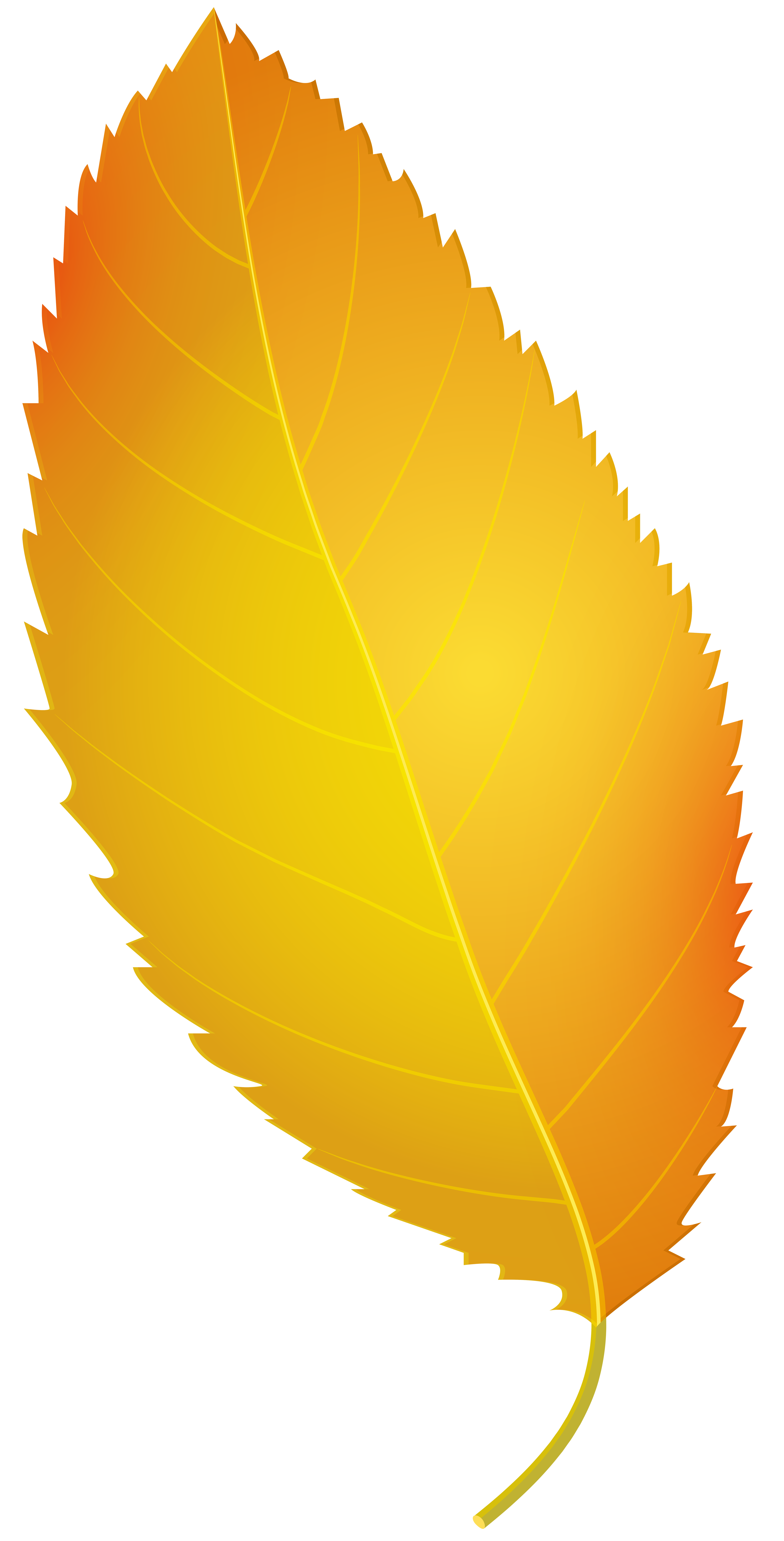 yellow leaf clip art - photo #37