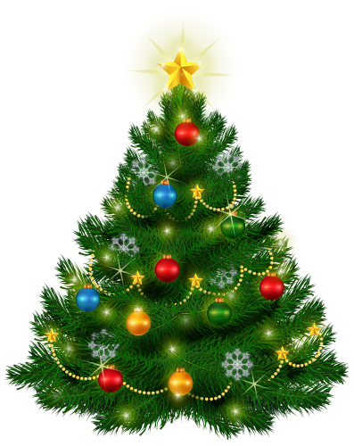 Beautiful Christmas Tree PNG Clipart