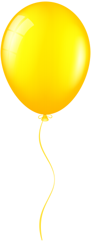 clipart yellow balloons - photo #41