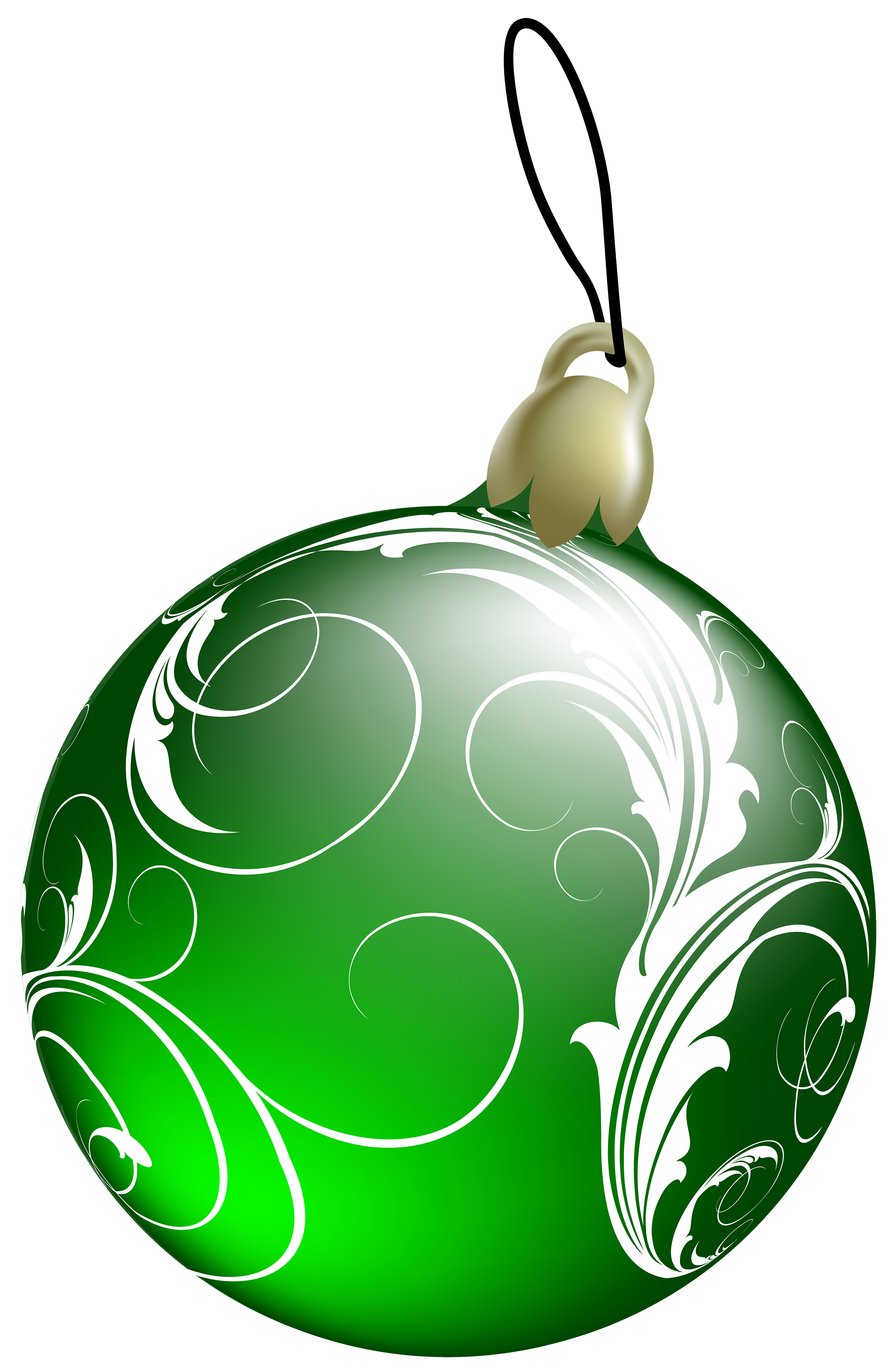 Beautiful Green Christmas Ball PNG Clipart - Best WEB Clipart