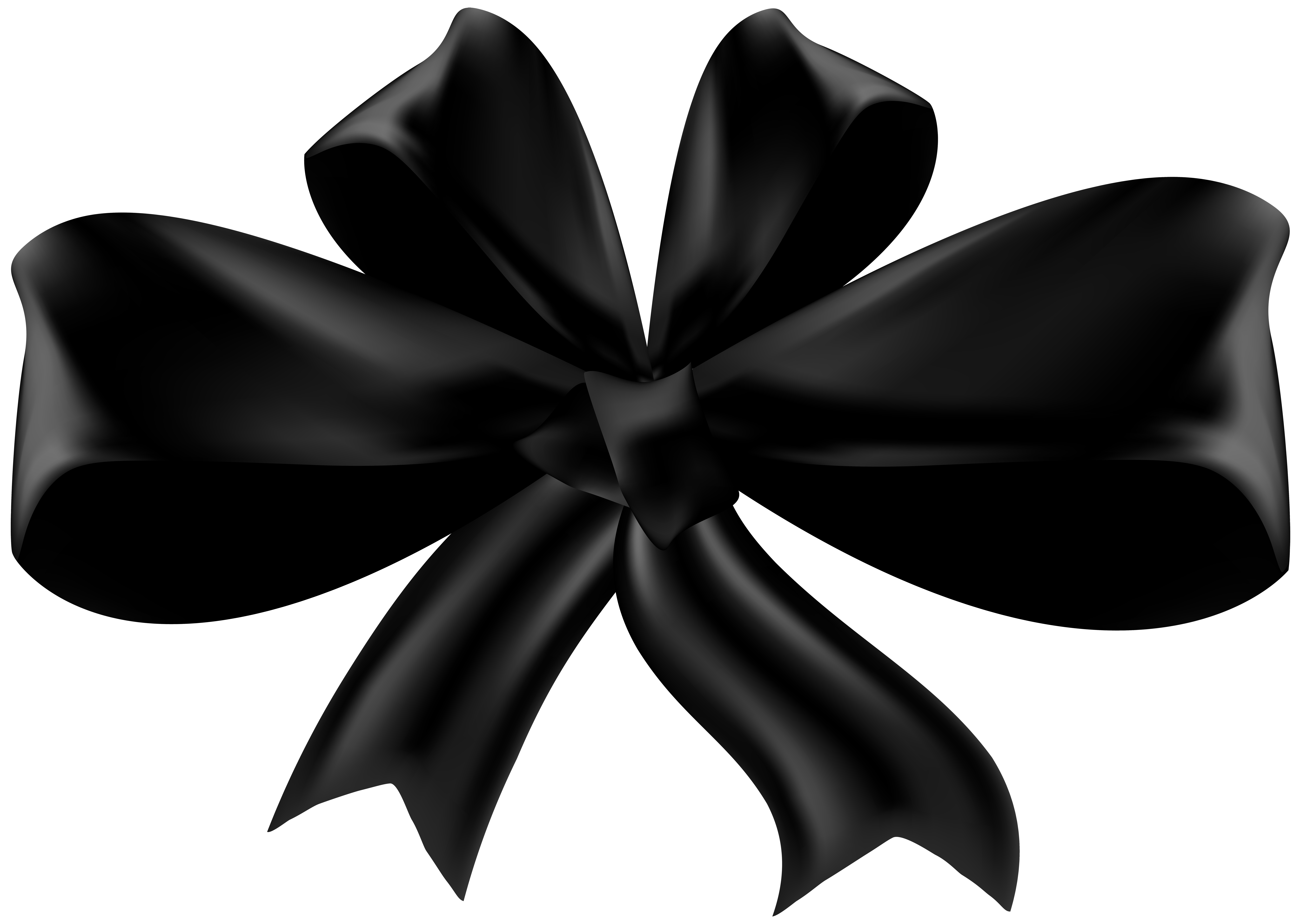 Black Bow PNG Clip Art - Best WEB Clipart