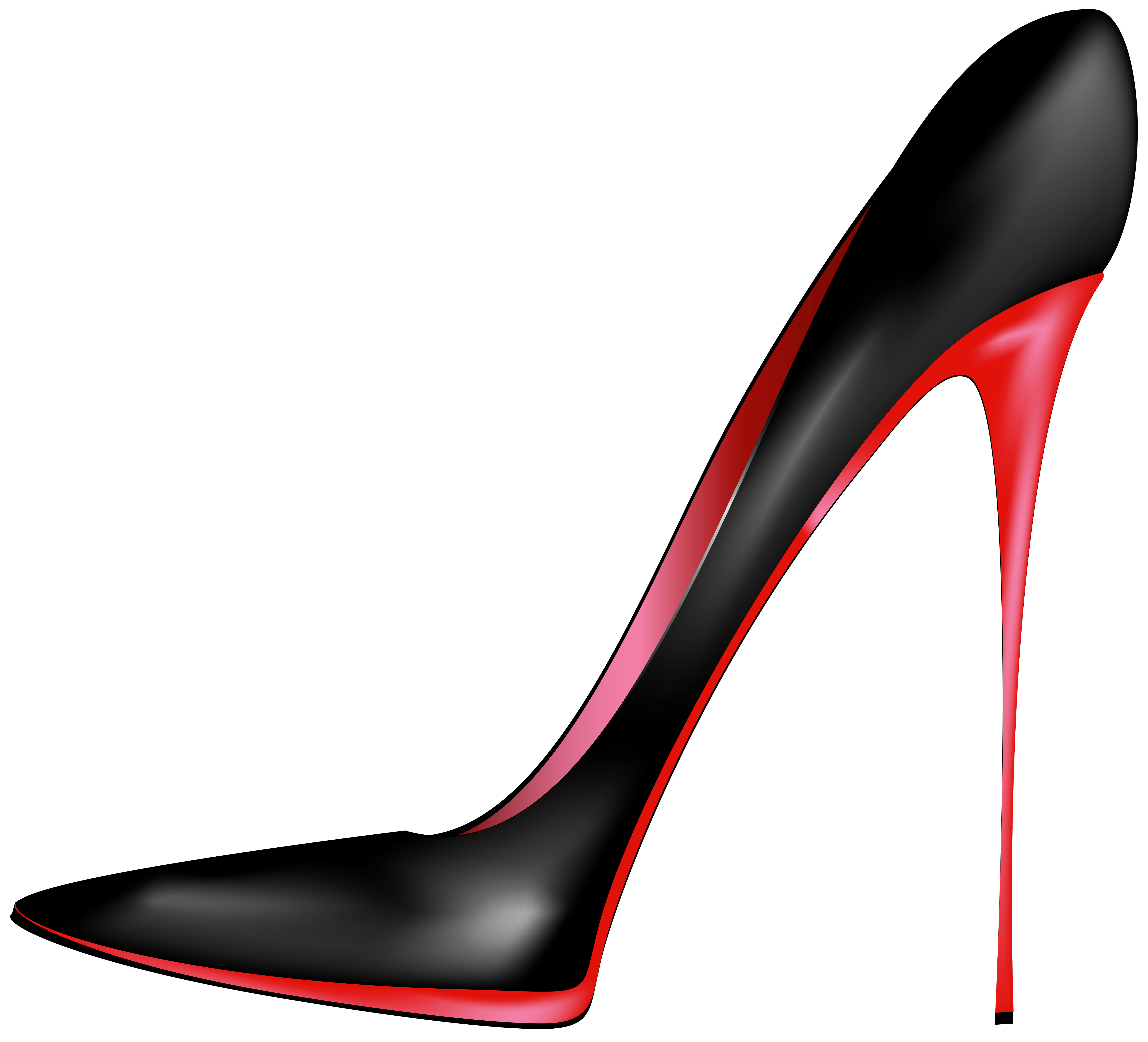 Transparant Vermeend Duizeligheid Black Red High Heels PNG Clip Art - Best WEB Clipart