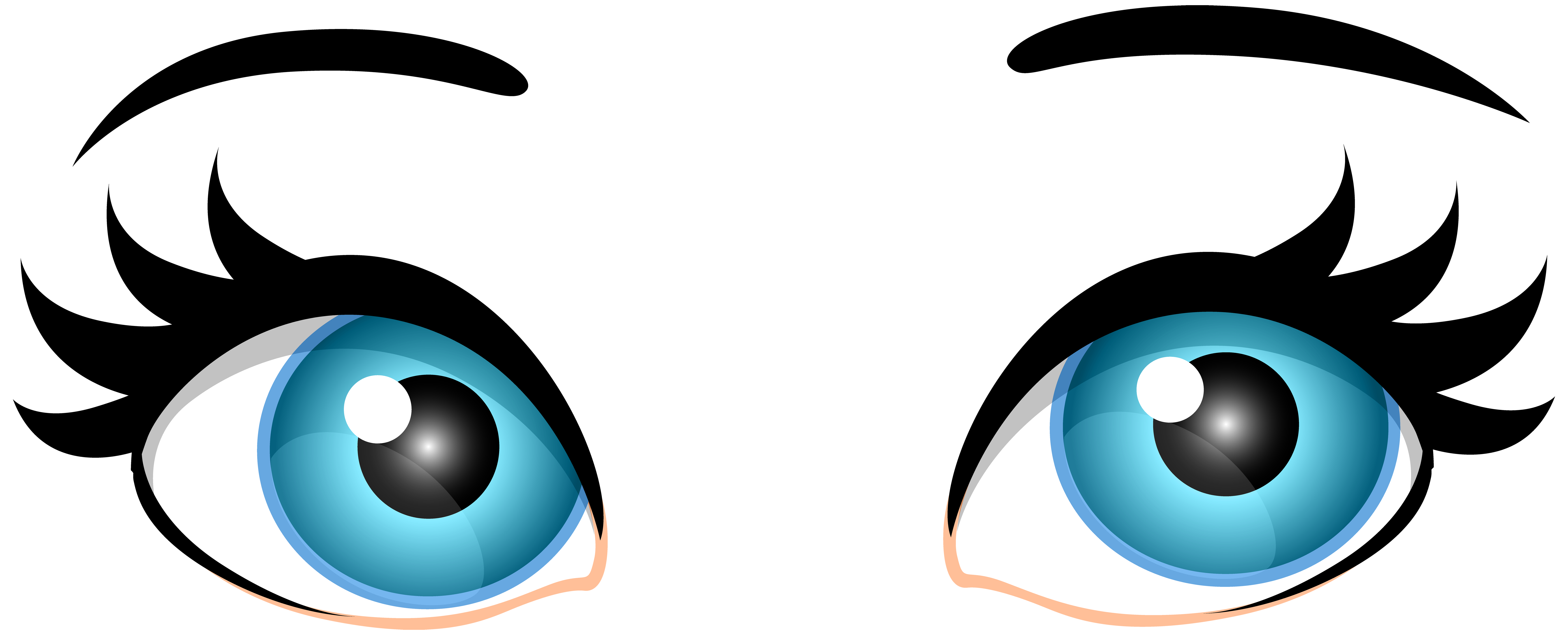 blue eyes clip art