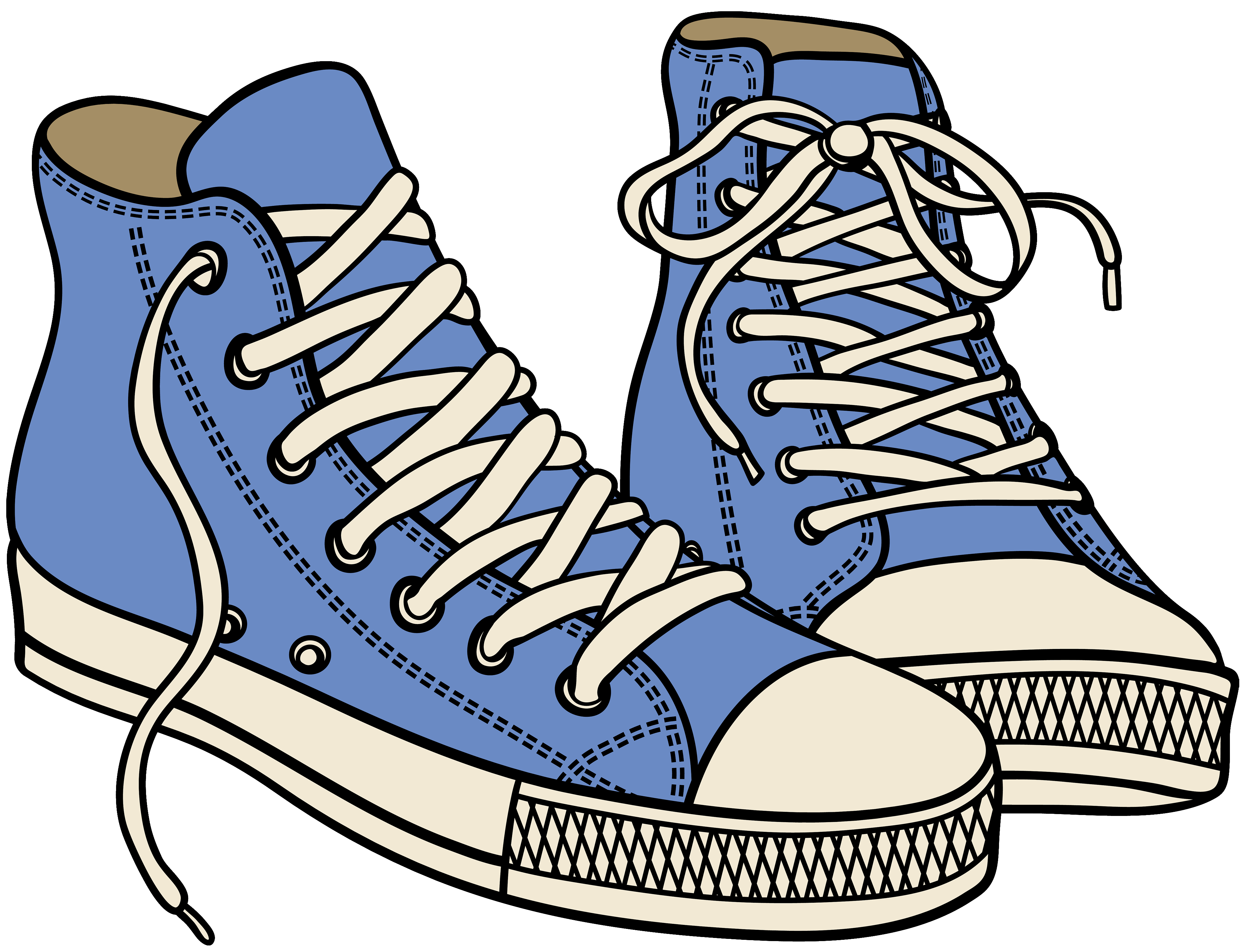Blue High Sneakers PNG Clipart - Best WEB Clipart