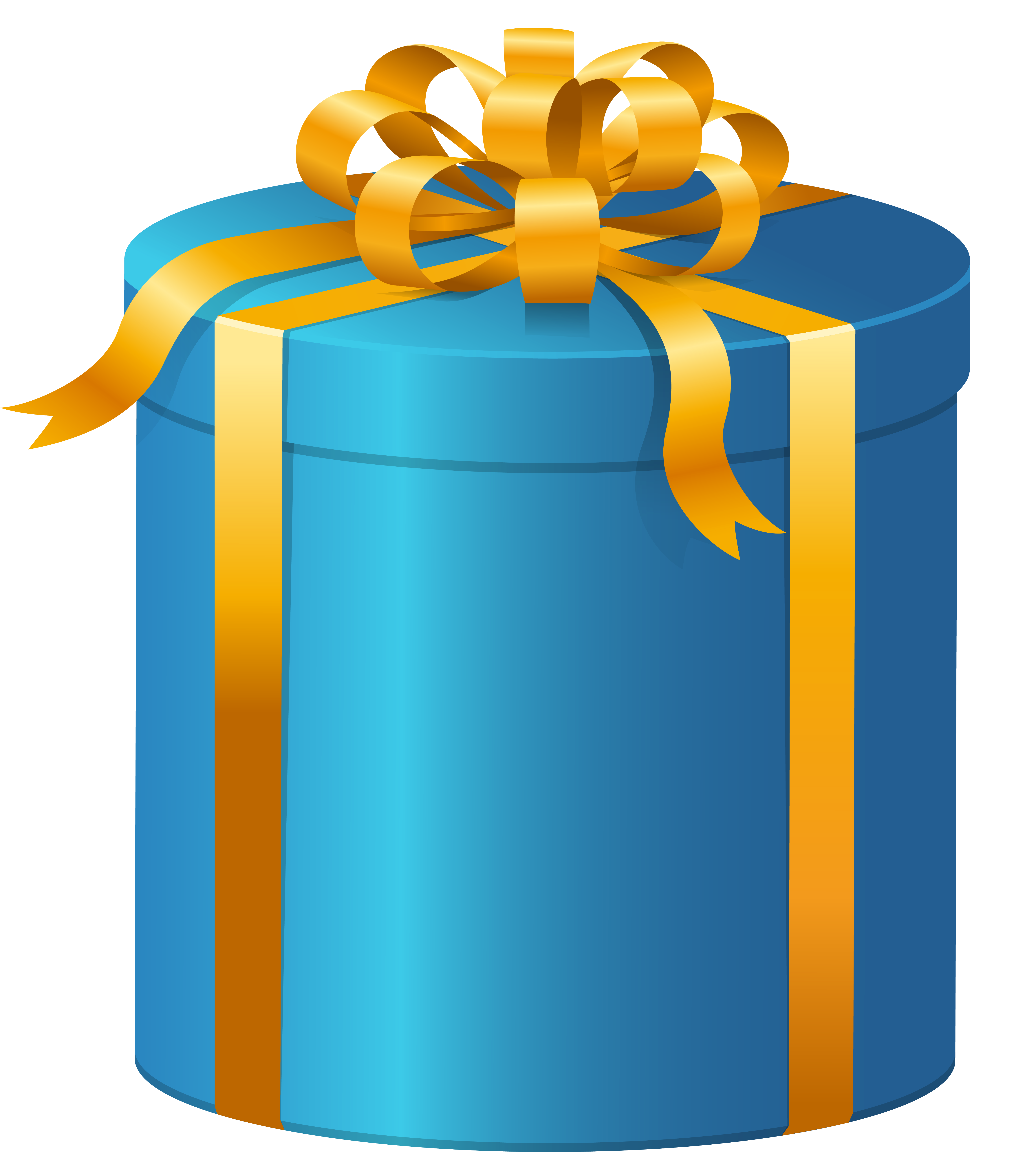 blue gift box png