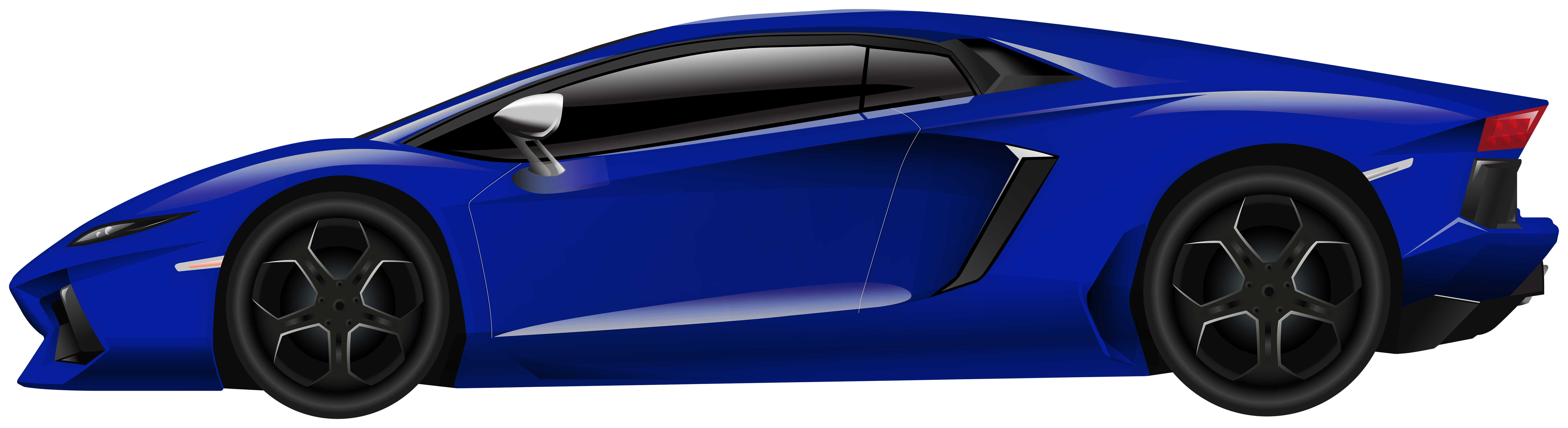 blue car side view png