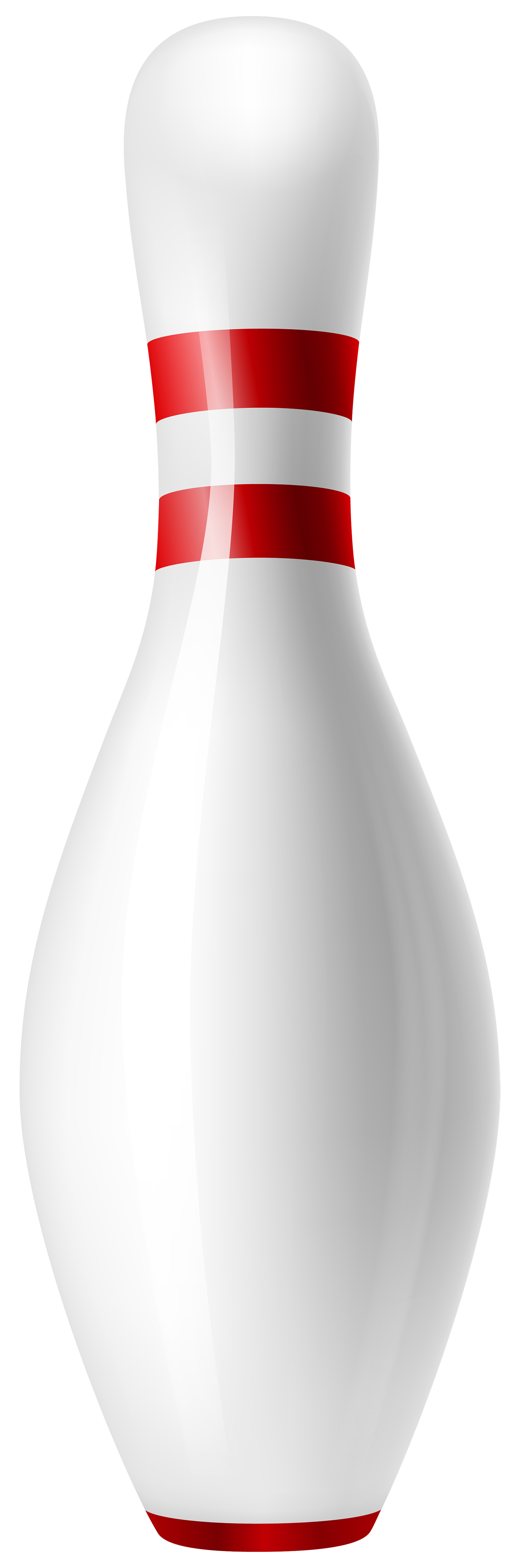 Single Bowling Pin Clipart