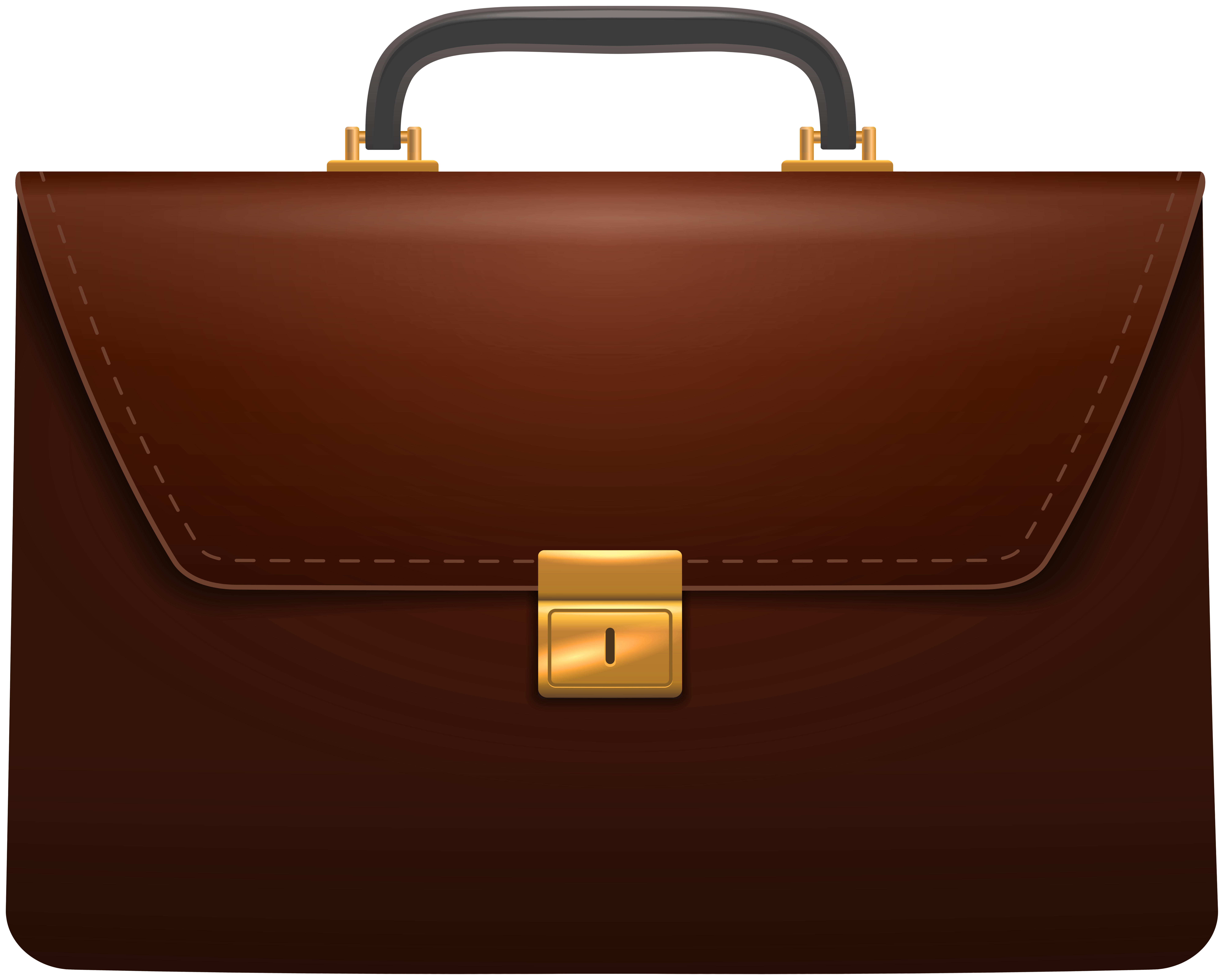 This PNG Image: "Brown Bag PNG Clip Art" is part of "Bag PNG...