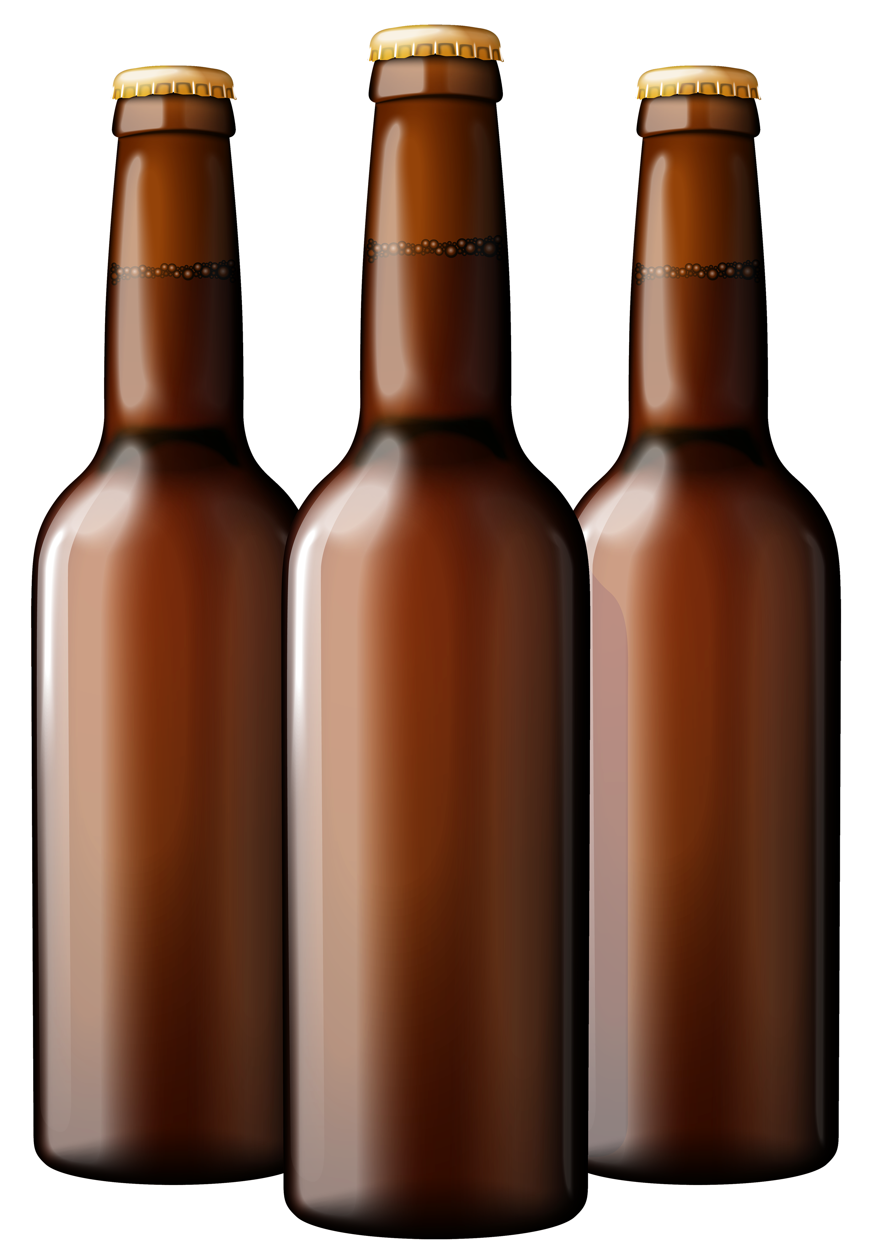 Brown Beer Bottles PNG Clipart - Best WEB Clipart