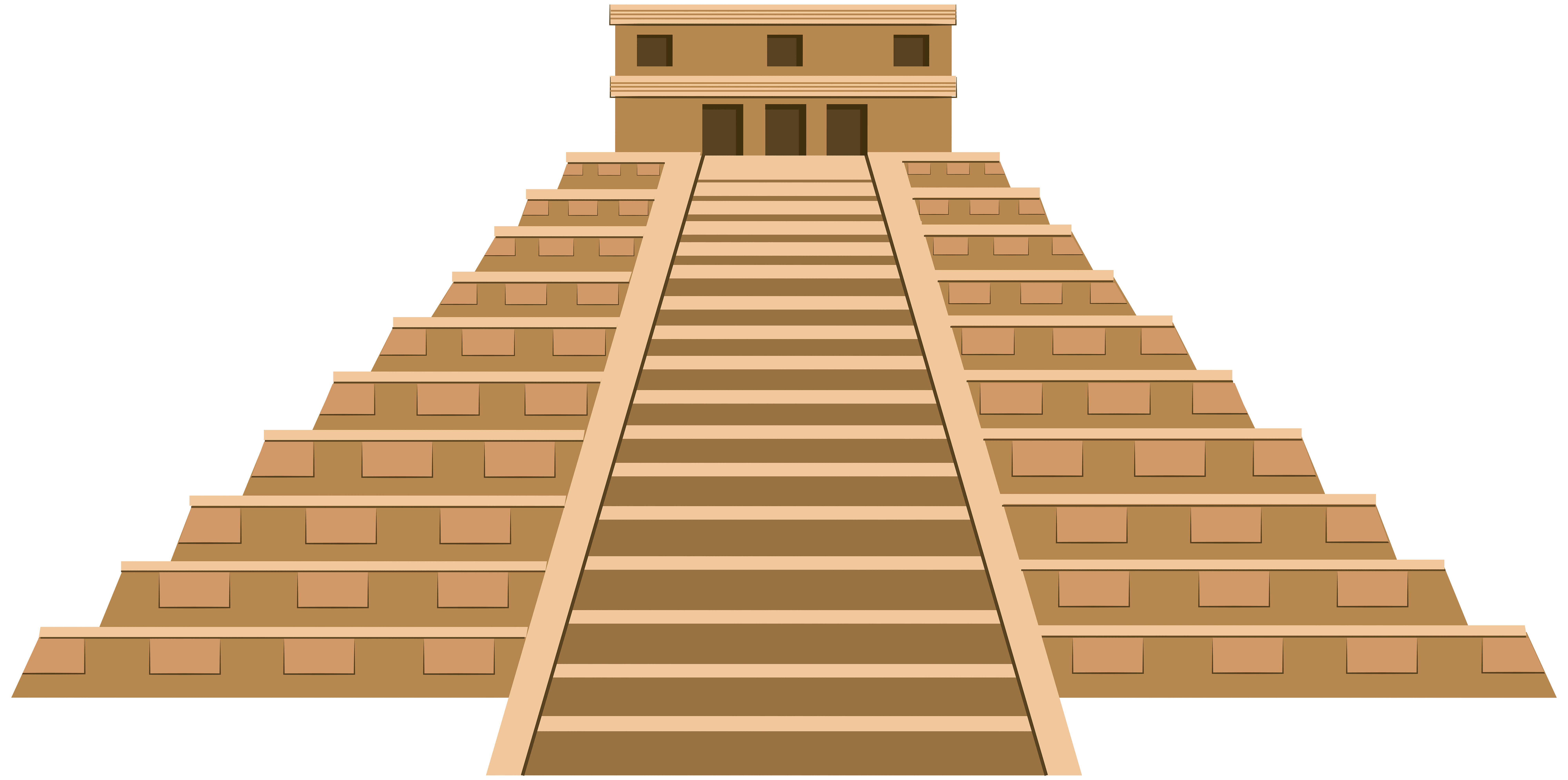 Chichen Itza Pyramid PNG Clip Art - Best WEB Clipart