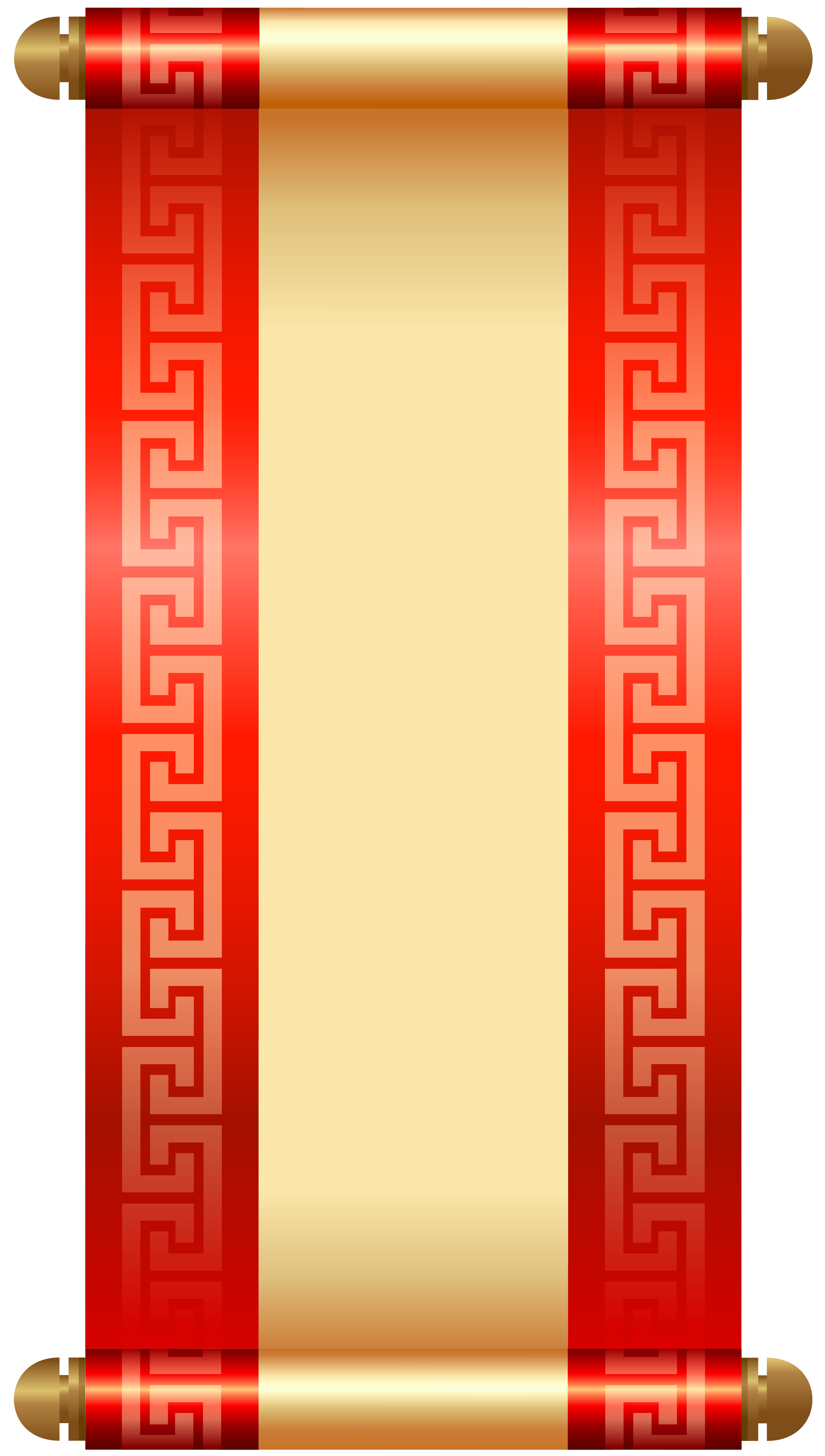 vertical scrolls clipart