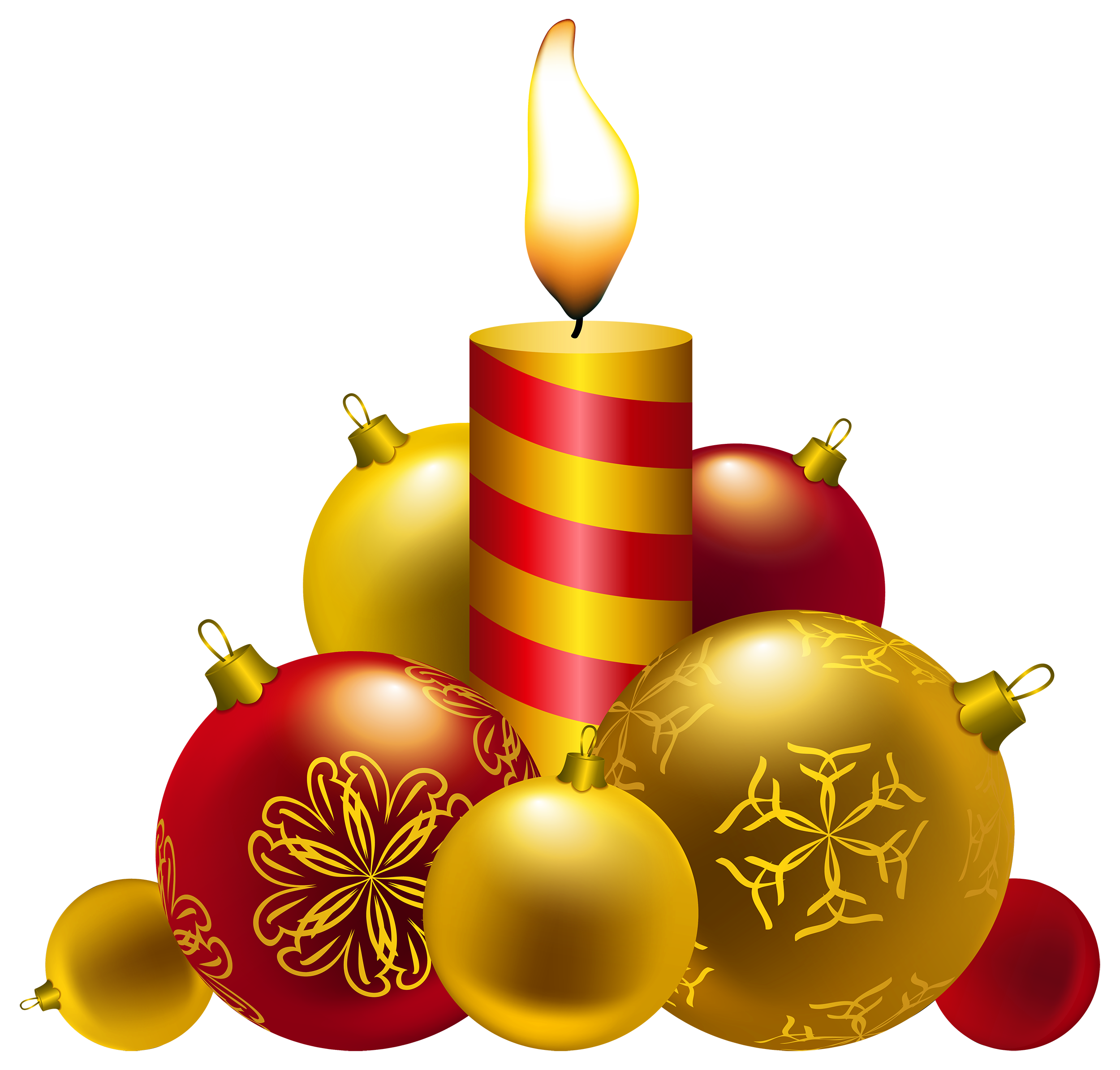 Christmas Candles PNG Clipart - Best WEB Clipart