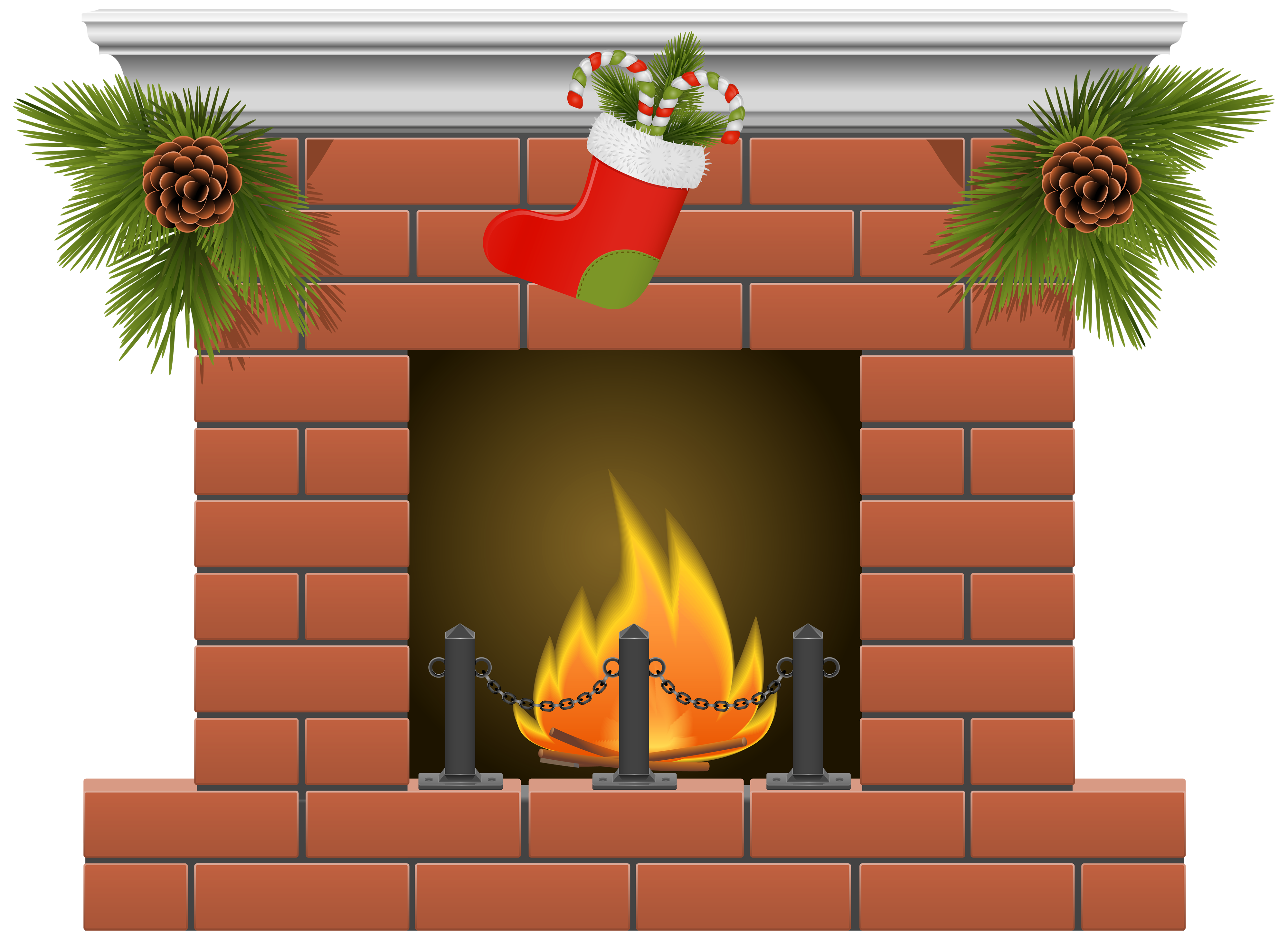 Christmas Chimney Clipart
