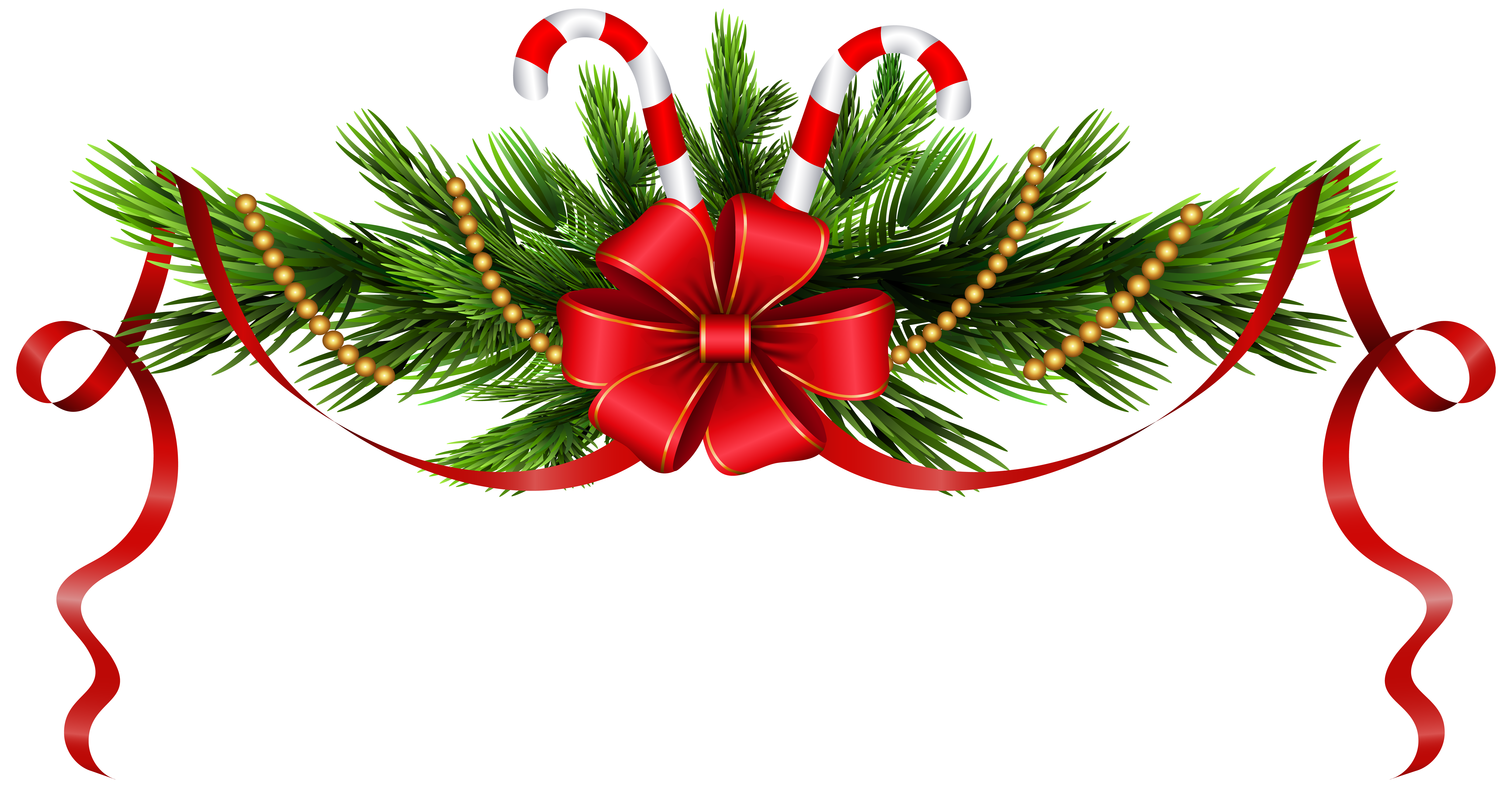 Christmas Pine Branches Decoration Png Clip Art Best Web Clipart