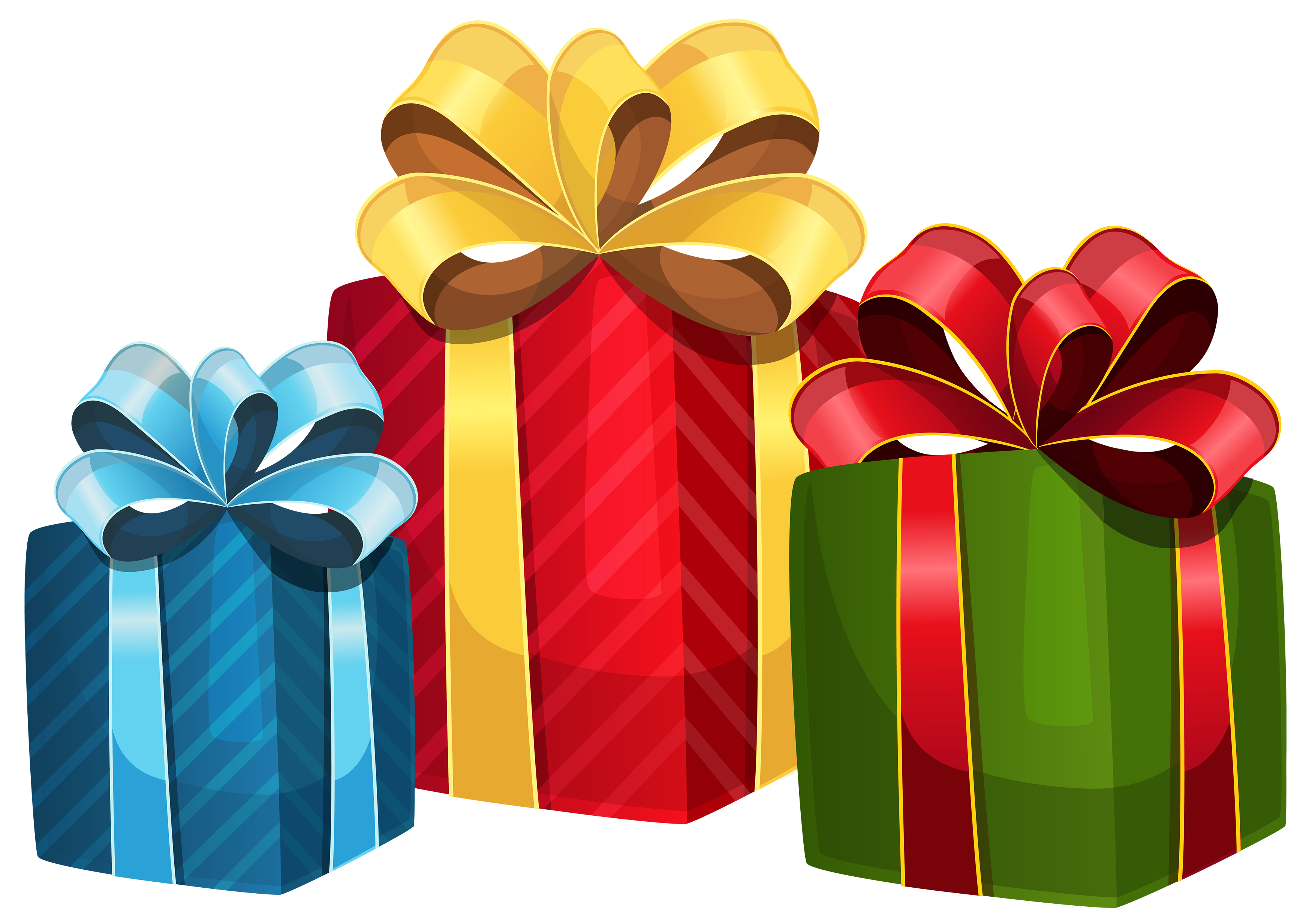 Gift Boxes Transparent PNG Clip Art​