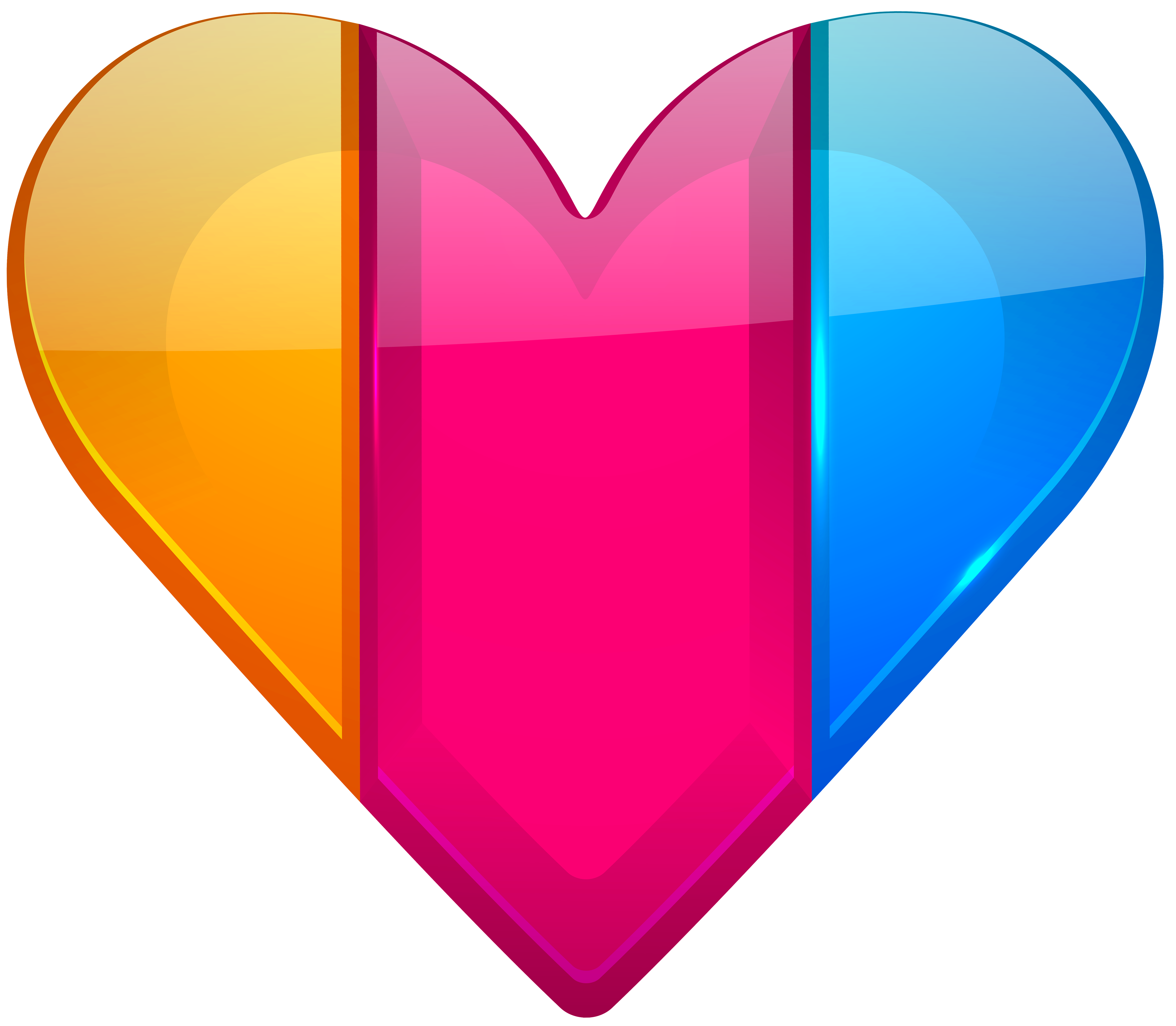 Colorful Heart Png Clipart Best Web Clipart