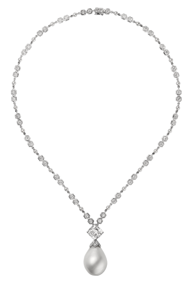 Diamond Necklace With Pearl Png Clipart Best Web Clipart