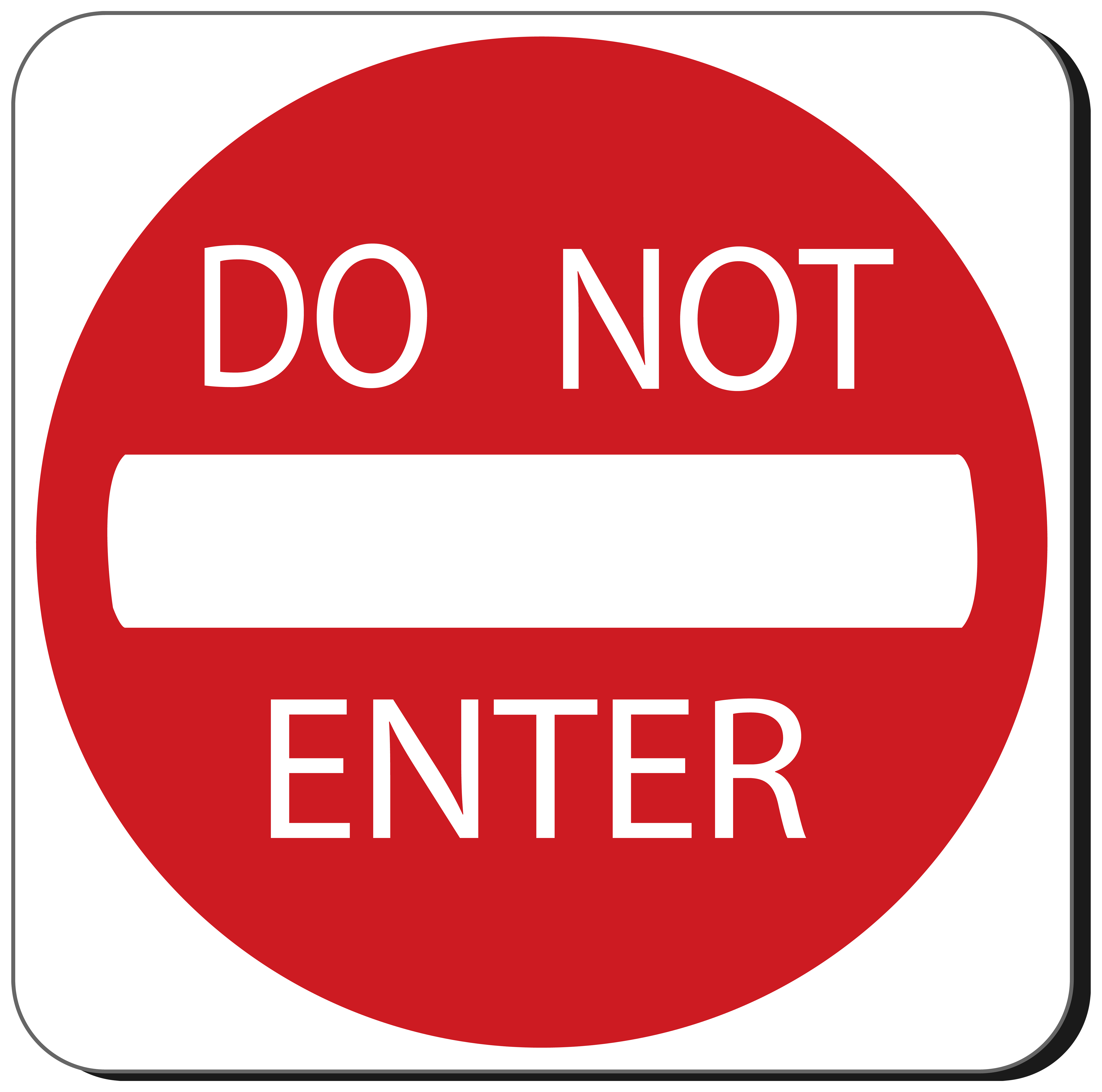 Do Not Enter Sign Png Clipart Best Web Clipart