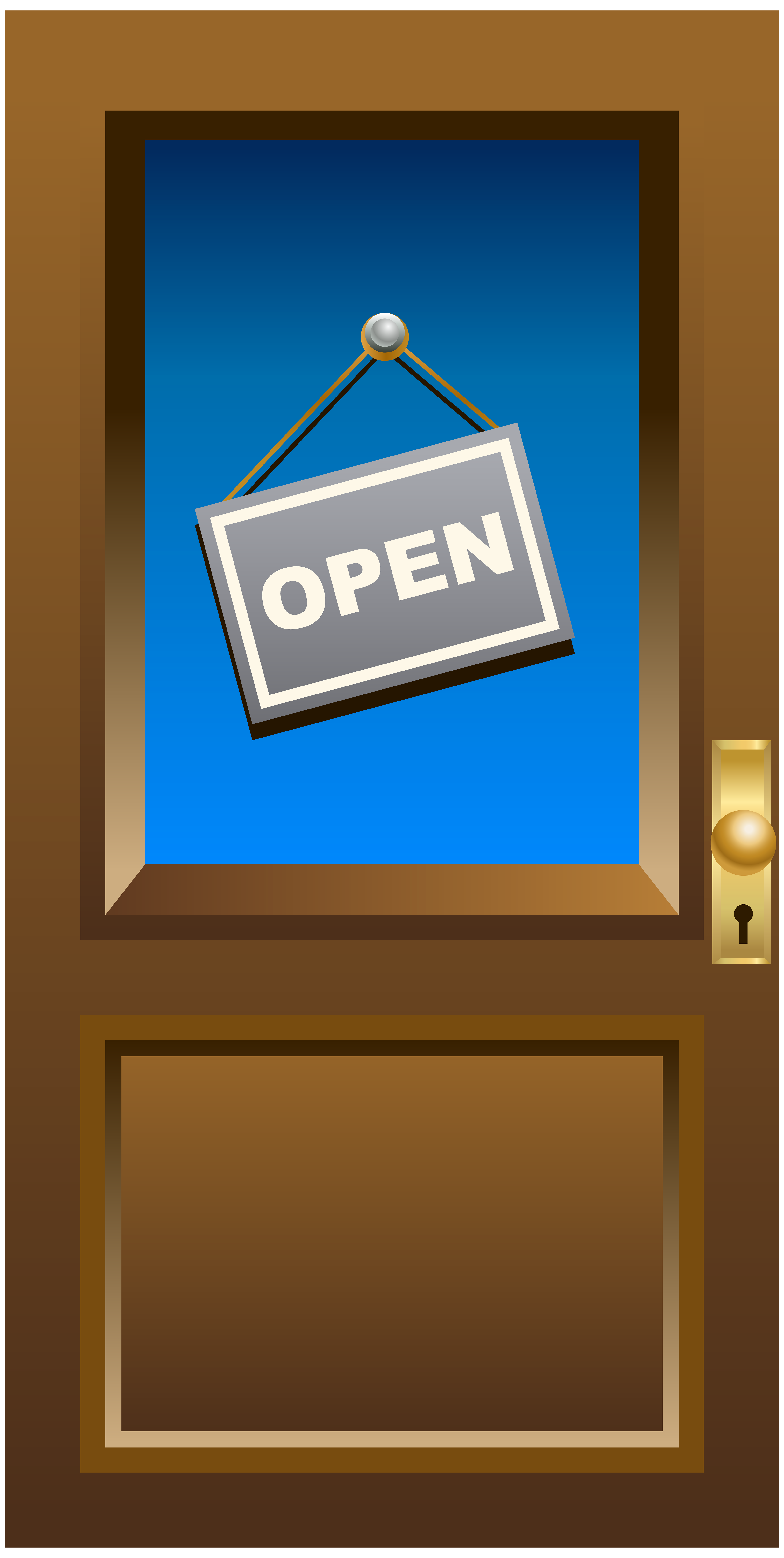 Door With Open Sign Png Clip Art Best Web Clipart