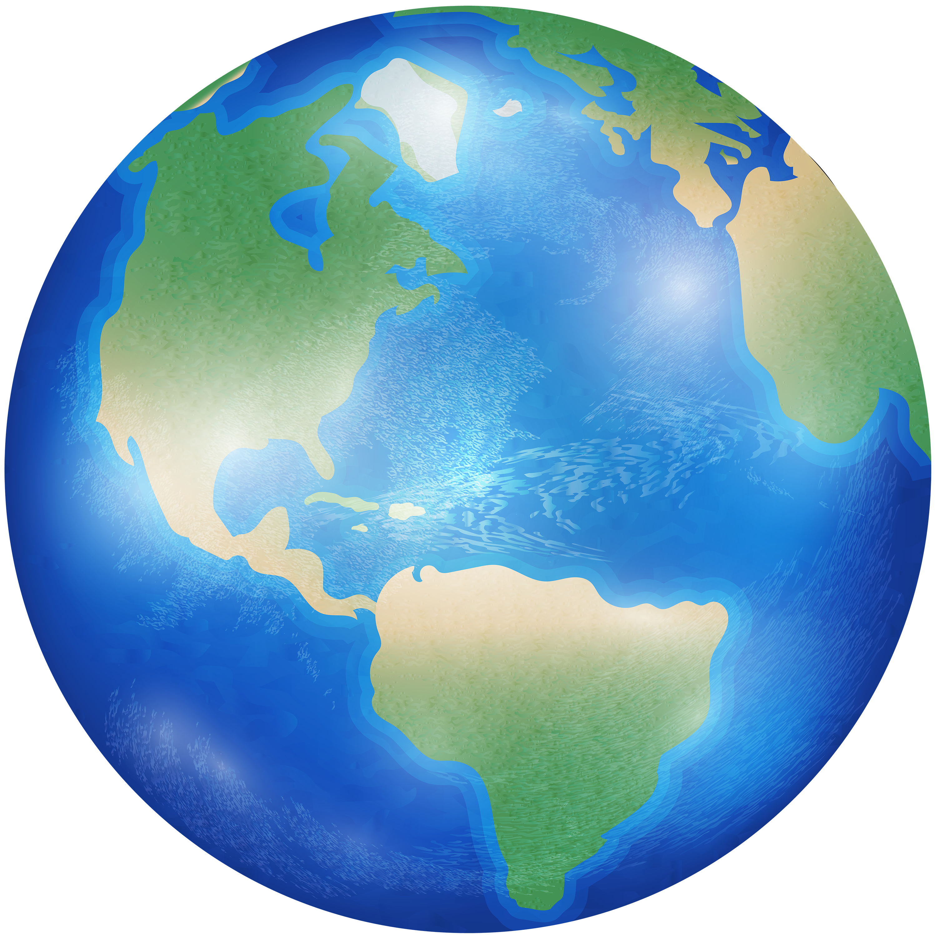 Planet Earth in plastic bag on transparent background PNG