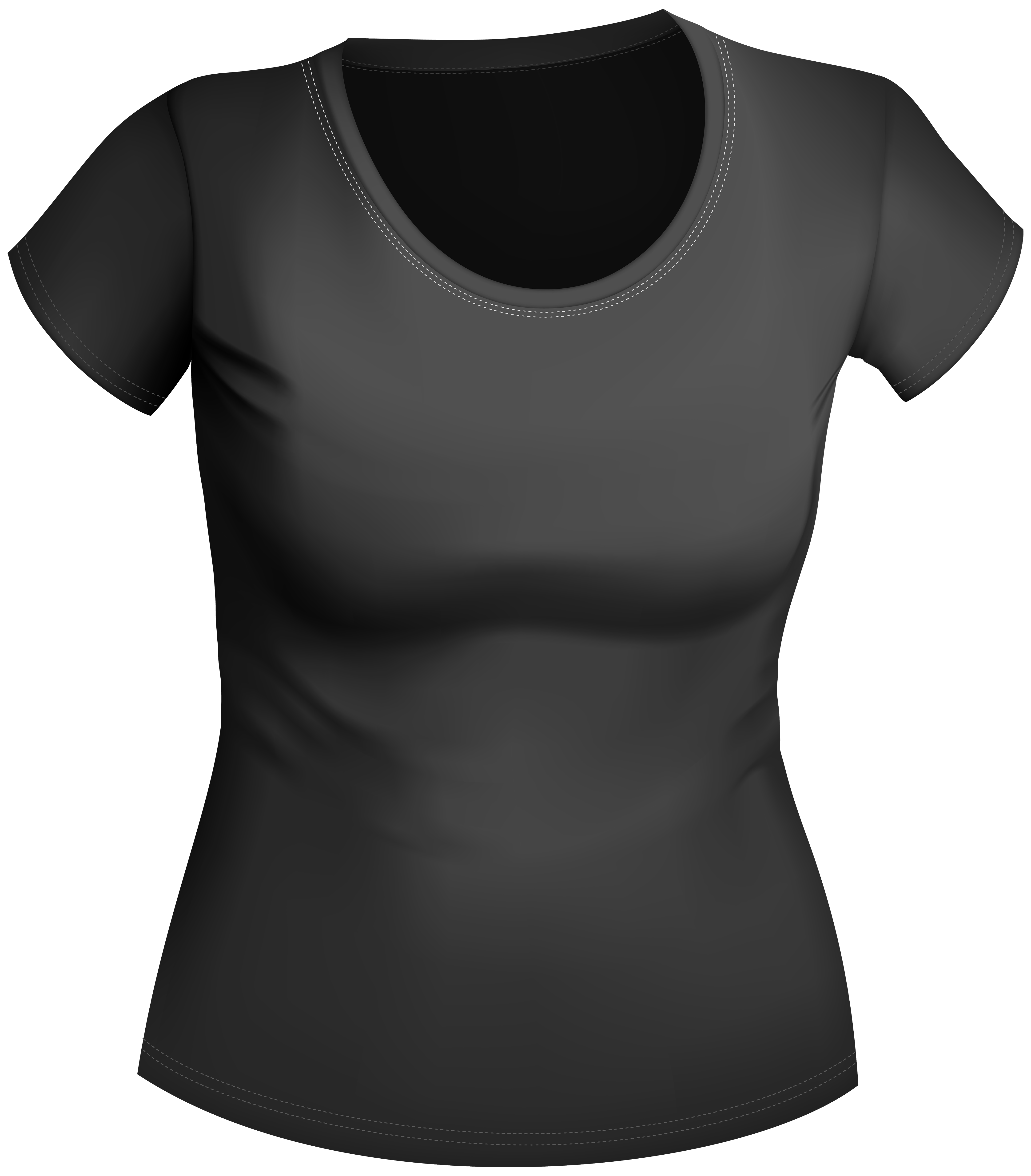 black shirt female