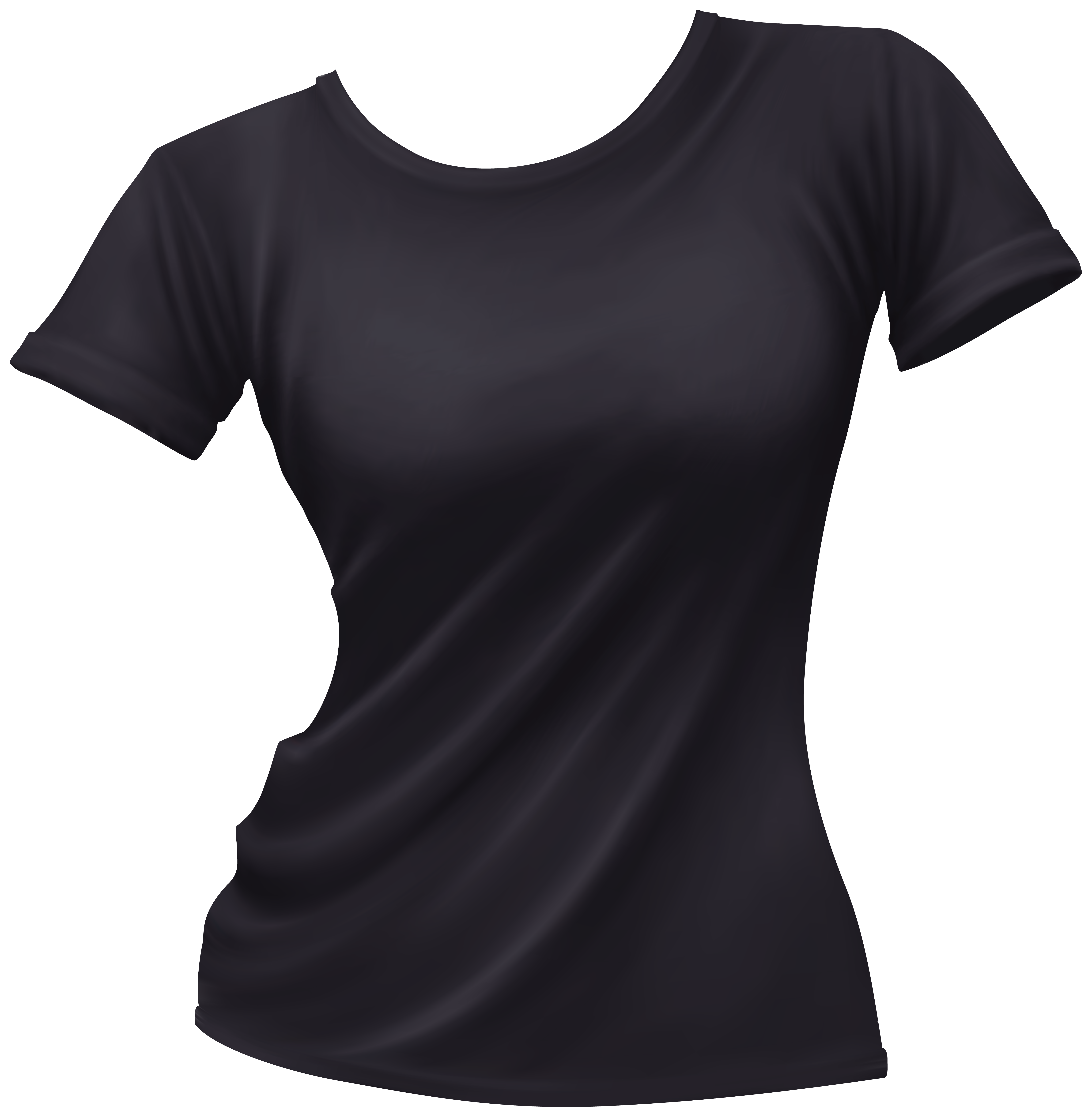 Download Female T shirt Black PNG Clip Art - Best WEB Clipart