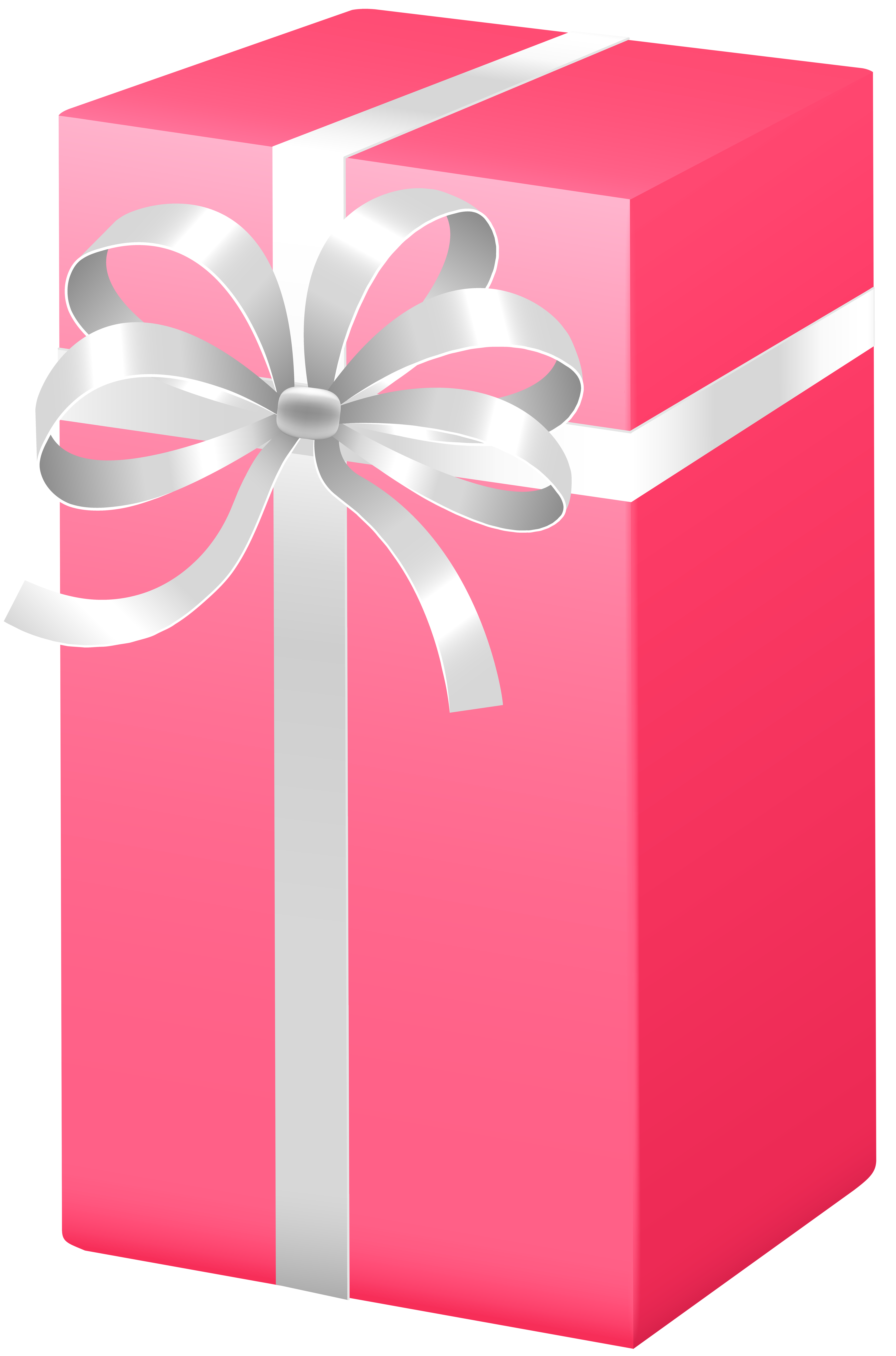 Gift Box Pink PNG Transparent Clipart​
