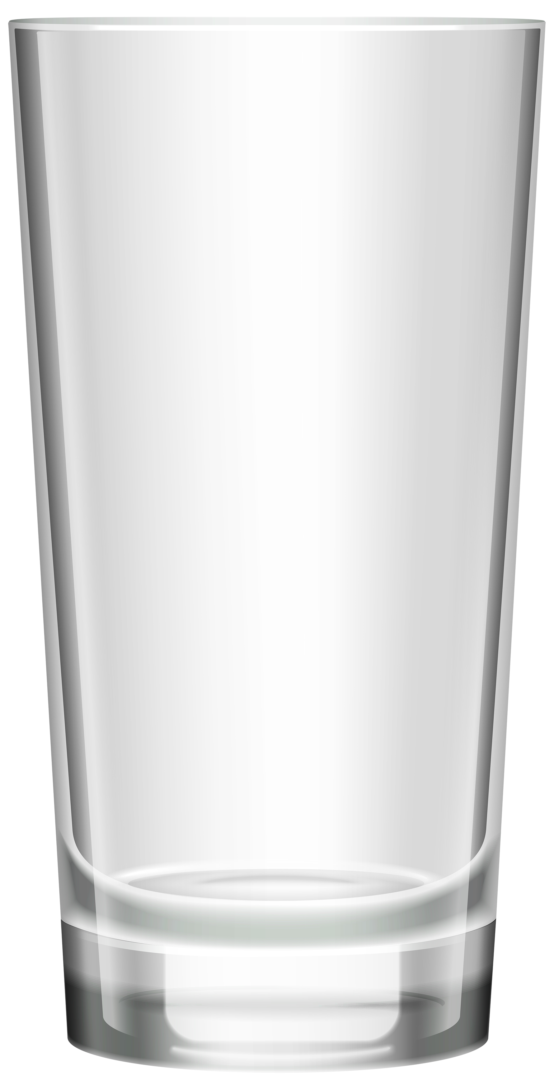 empty water glass png