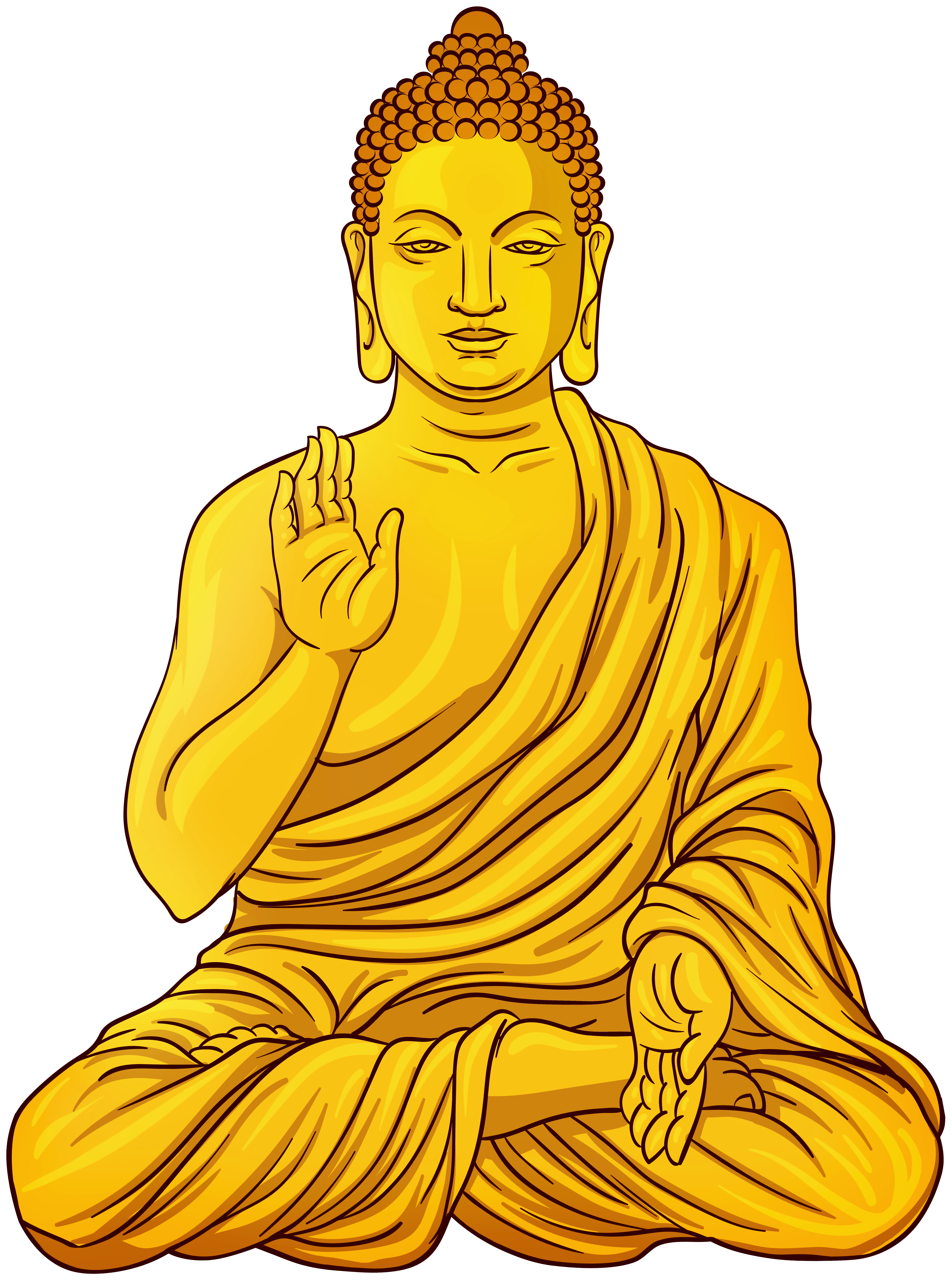 Gold Buddha Statue Png Clip Art Best Web Clipart