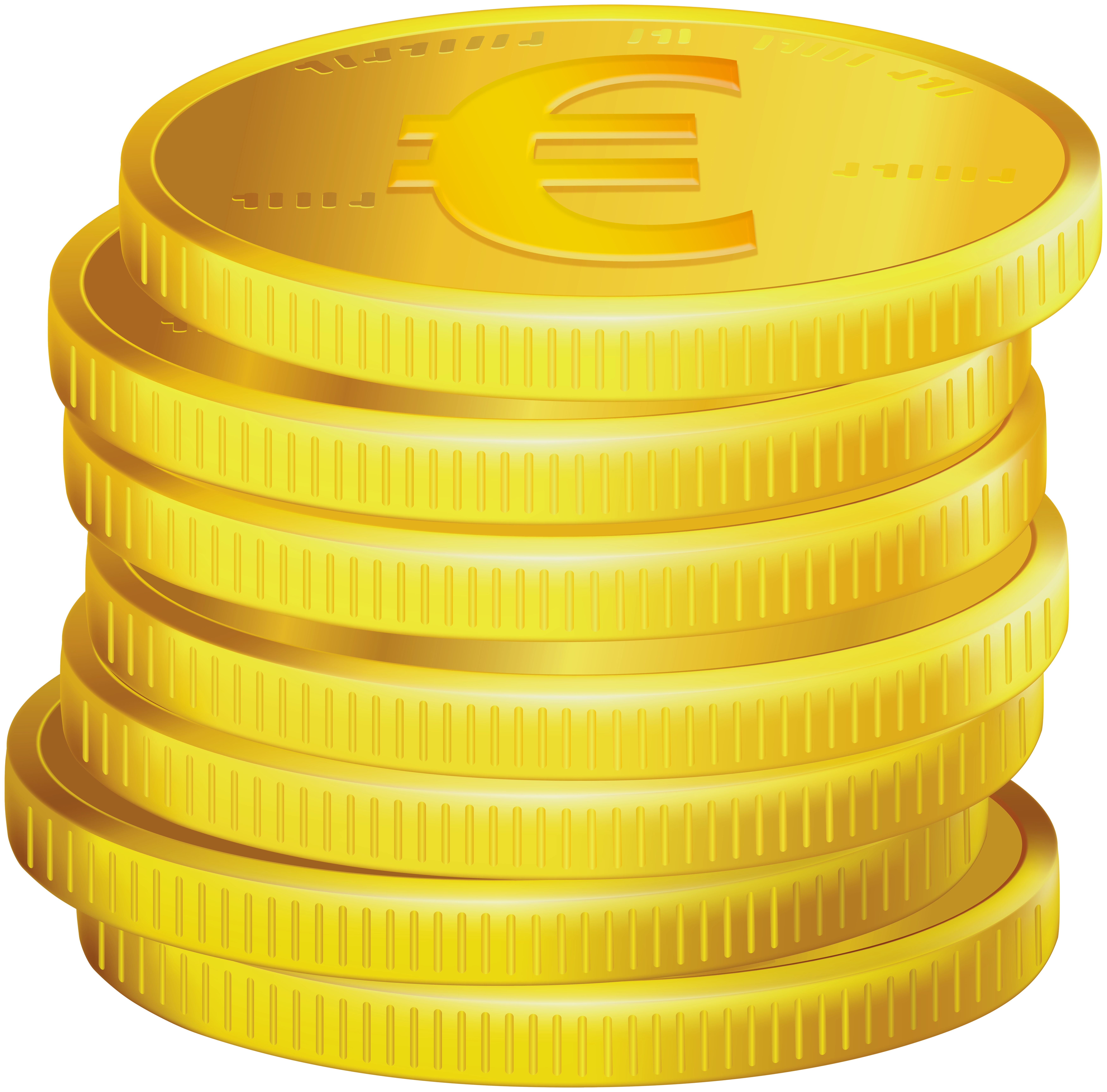 Gold Euro Coins Png Clipart Best Web Clipart
