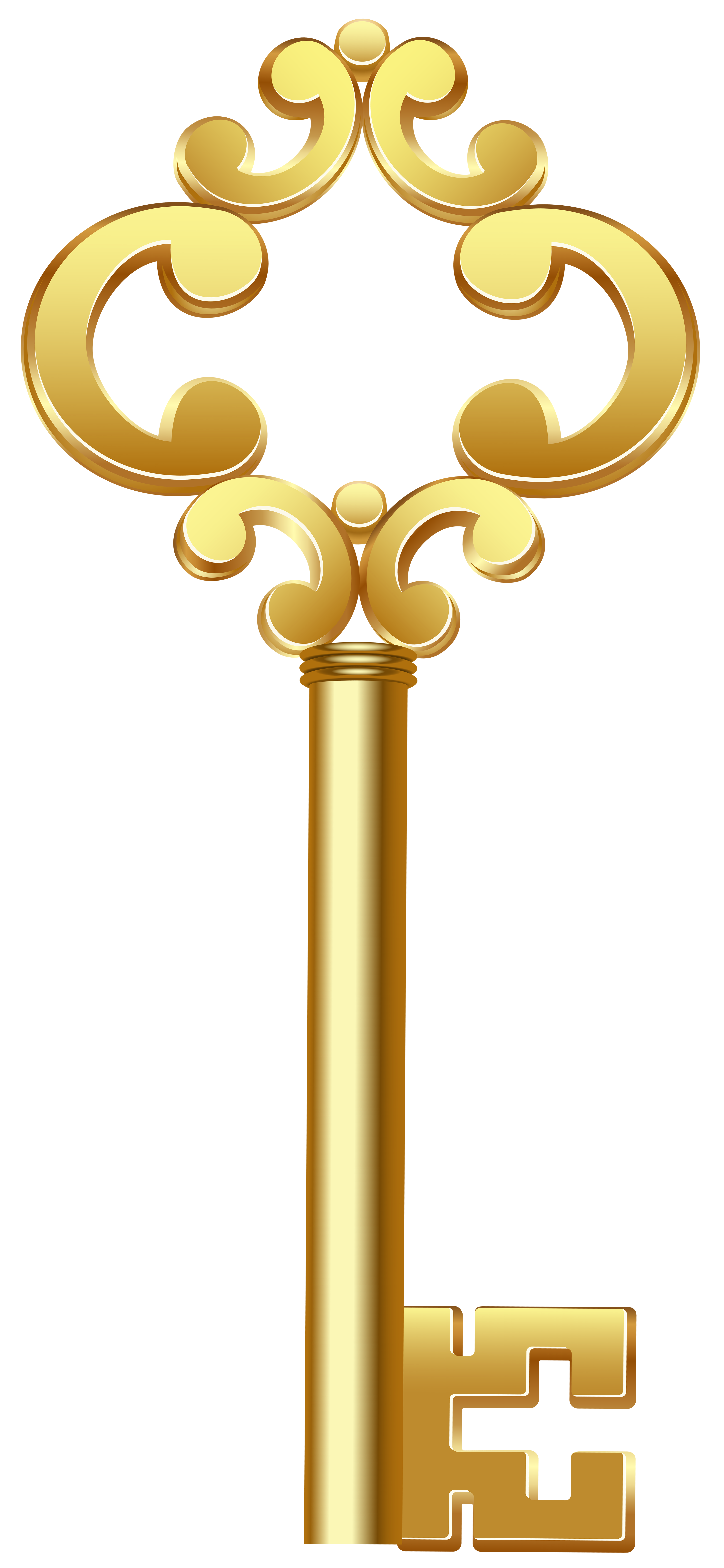 Gold Key PNG Clip Art - Best WEB Clipart