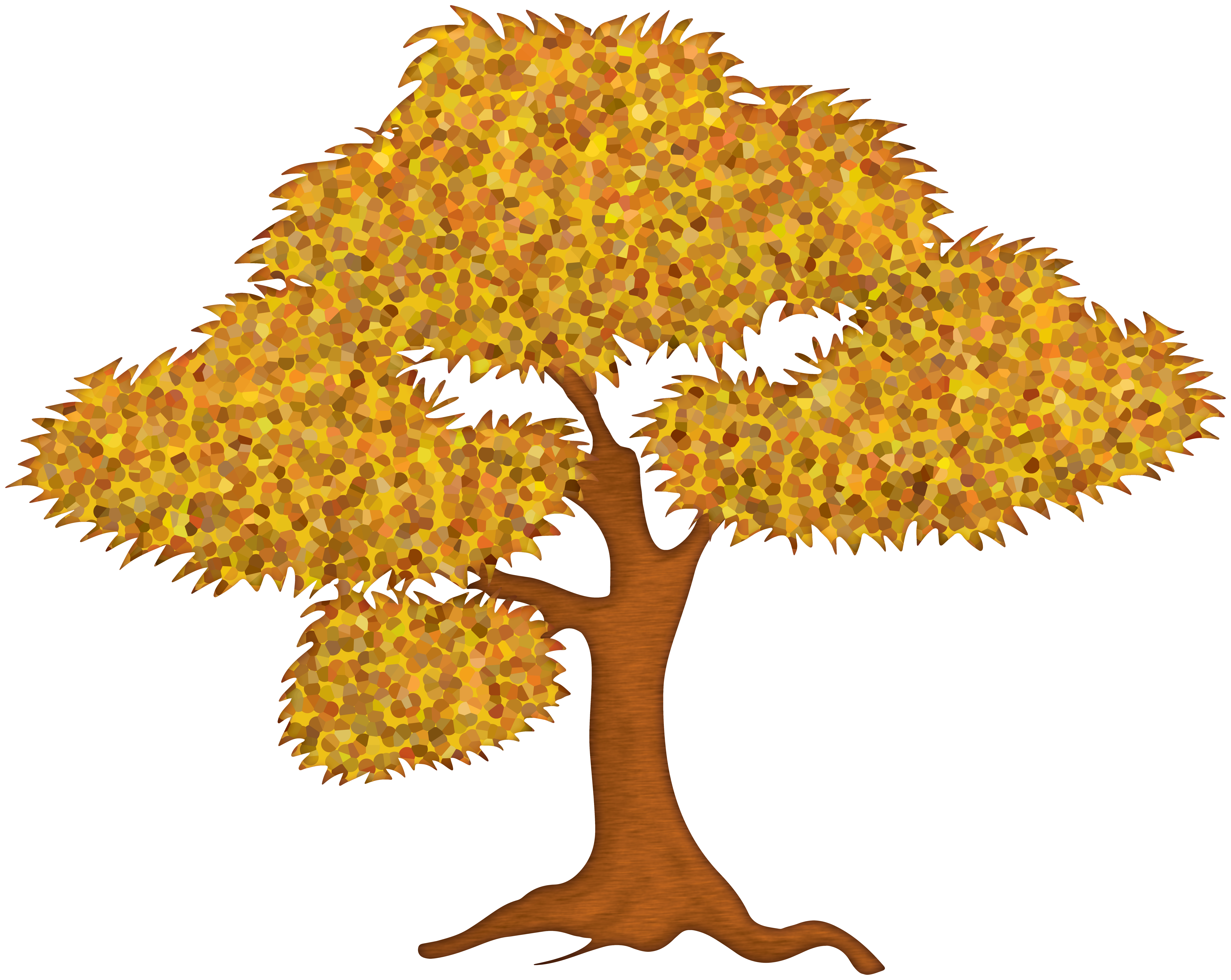 Golden Tree PNG Clipart - Best WEB Clipart