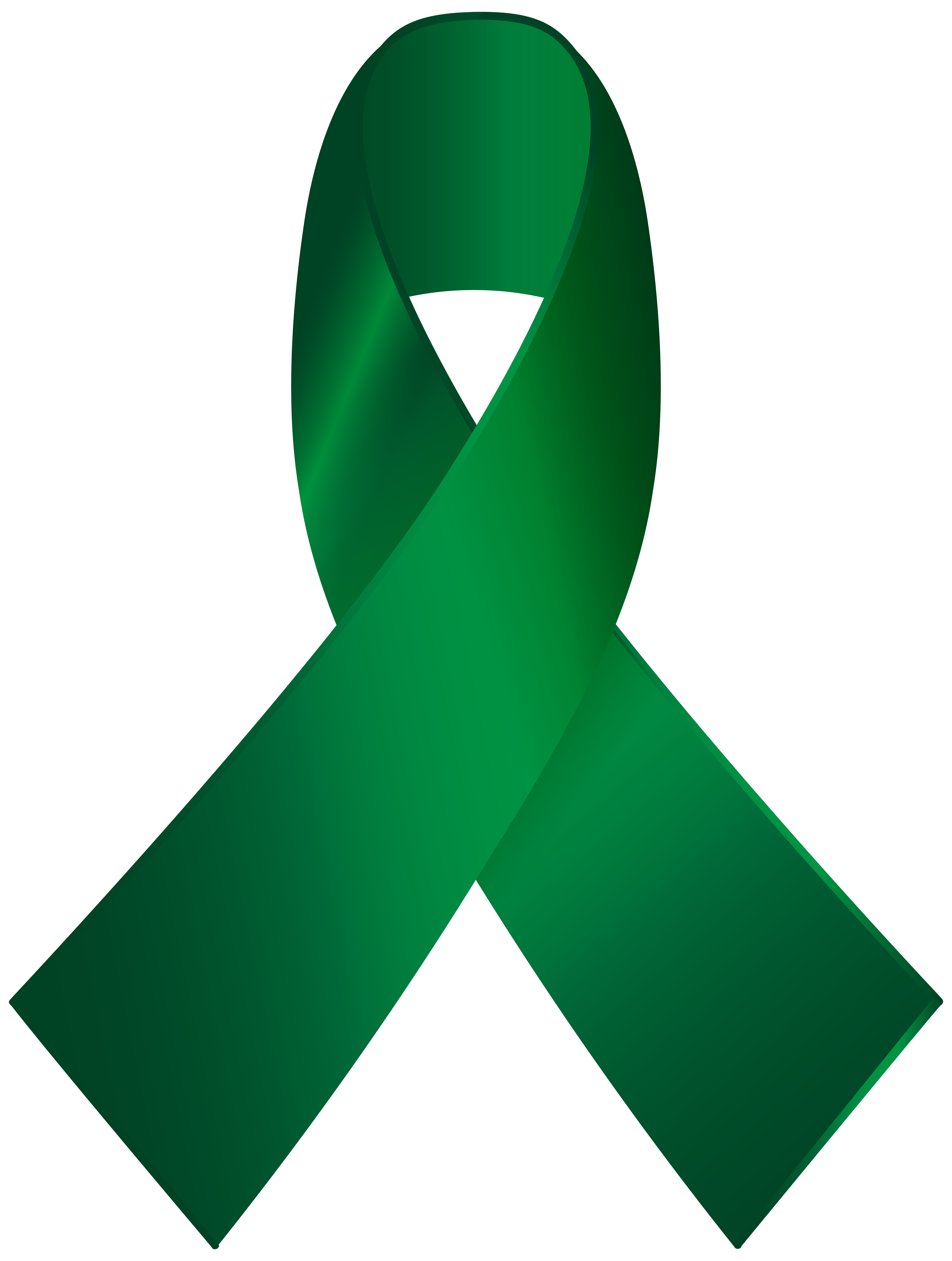 Green Awareness Ribbon PNG Clip Art - Best WEB Clipart
