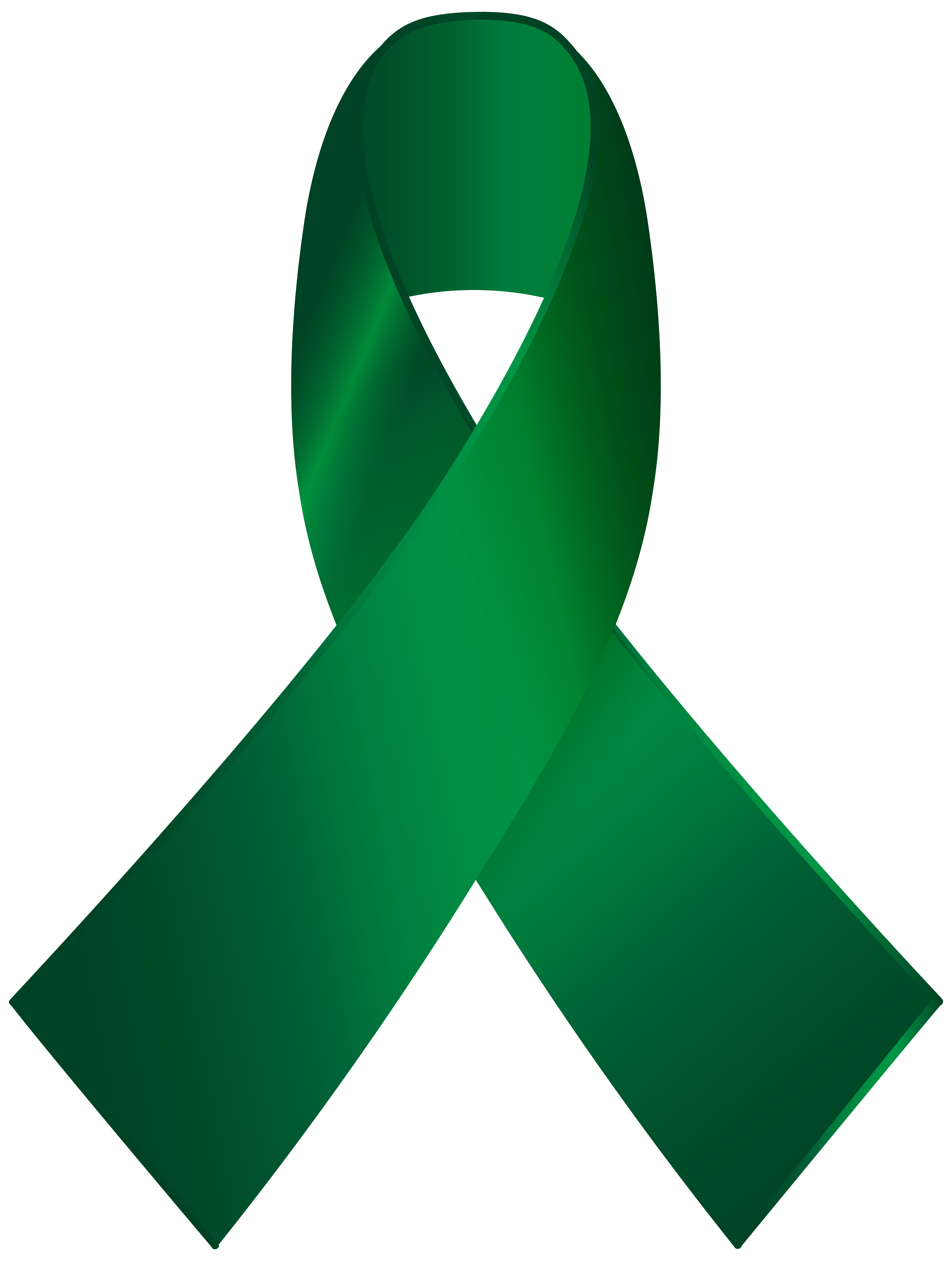 green ribbon clipart