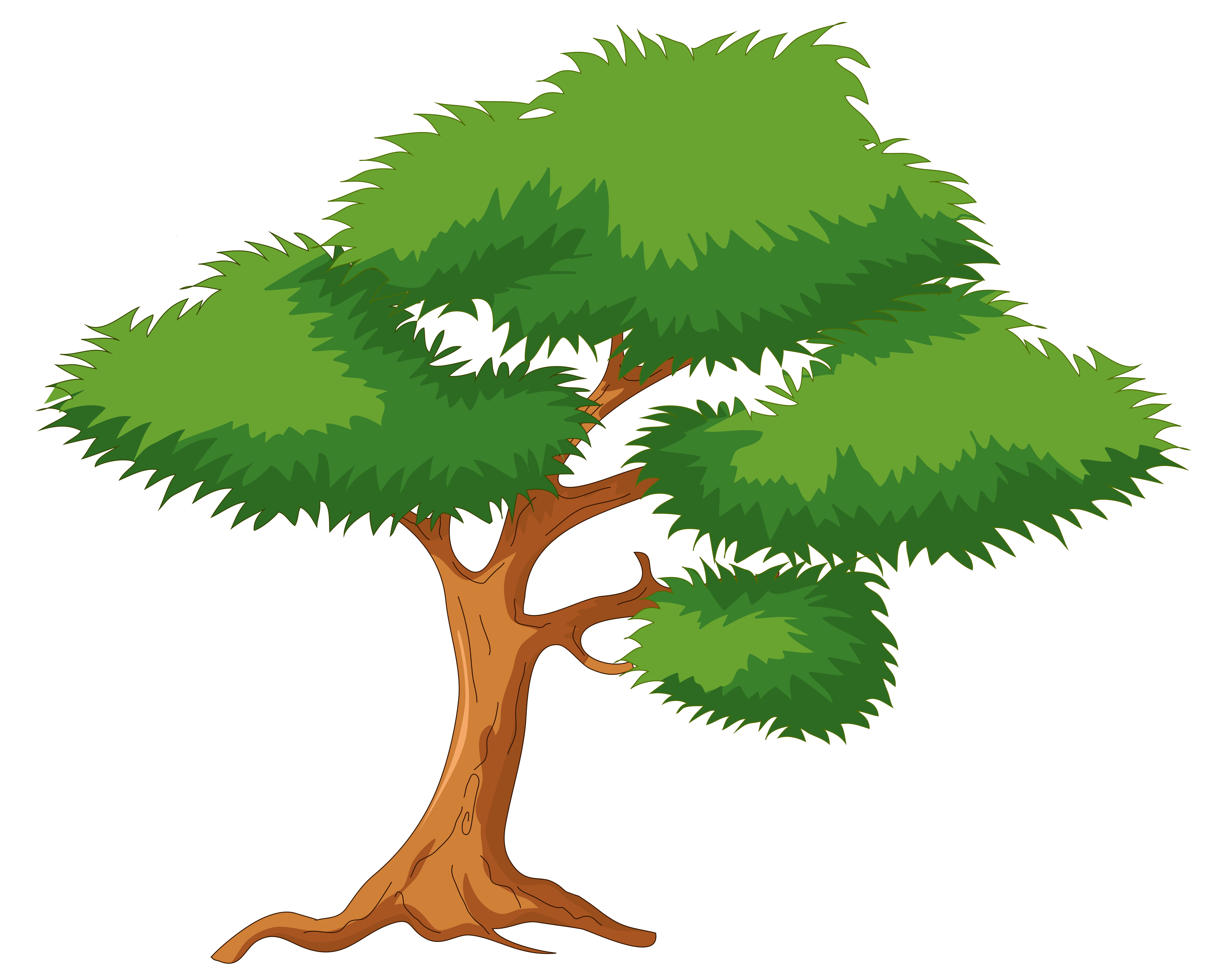 Green Cartoon Tree Png Clip Art Best Web Clipart