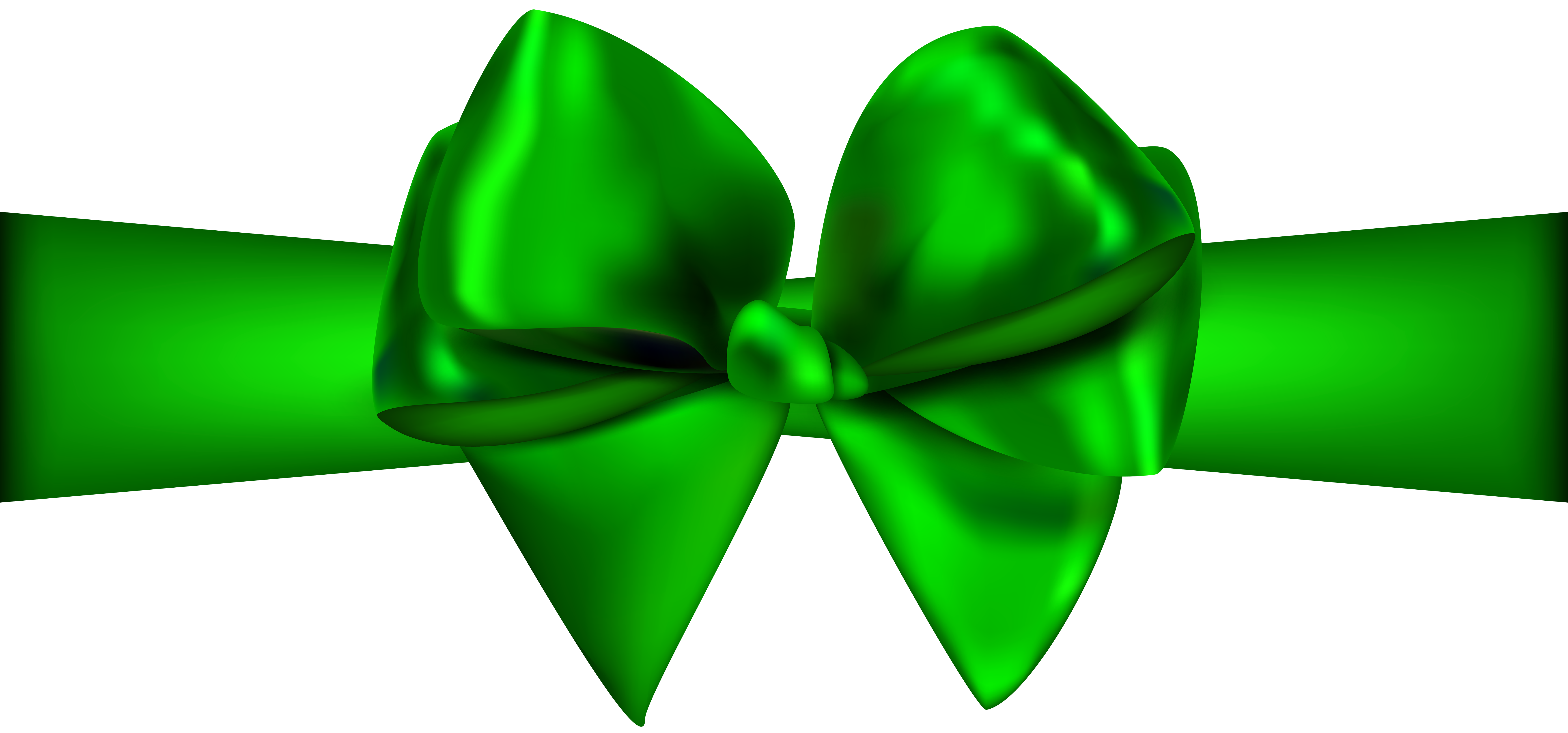 Green Christmas Bow Png