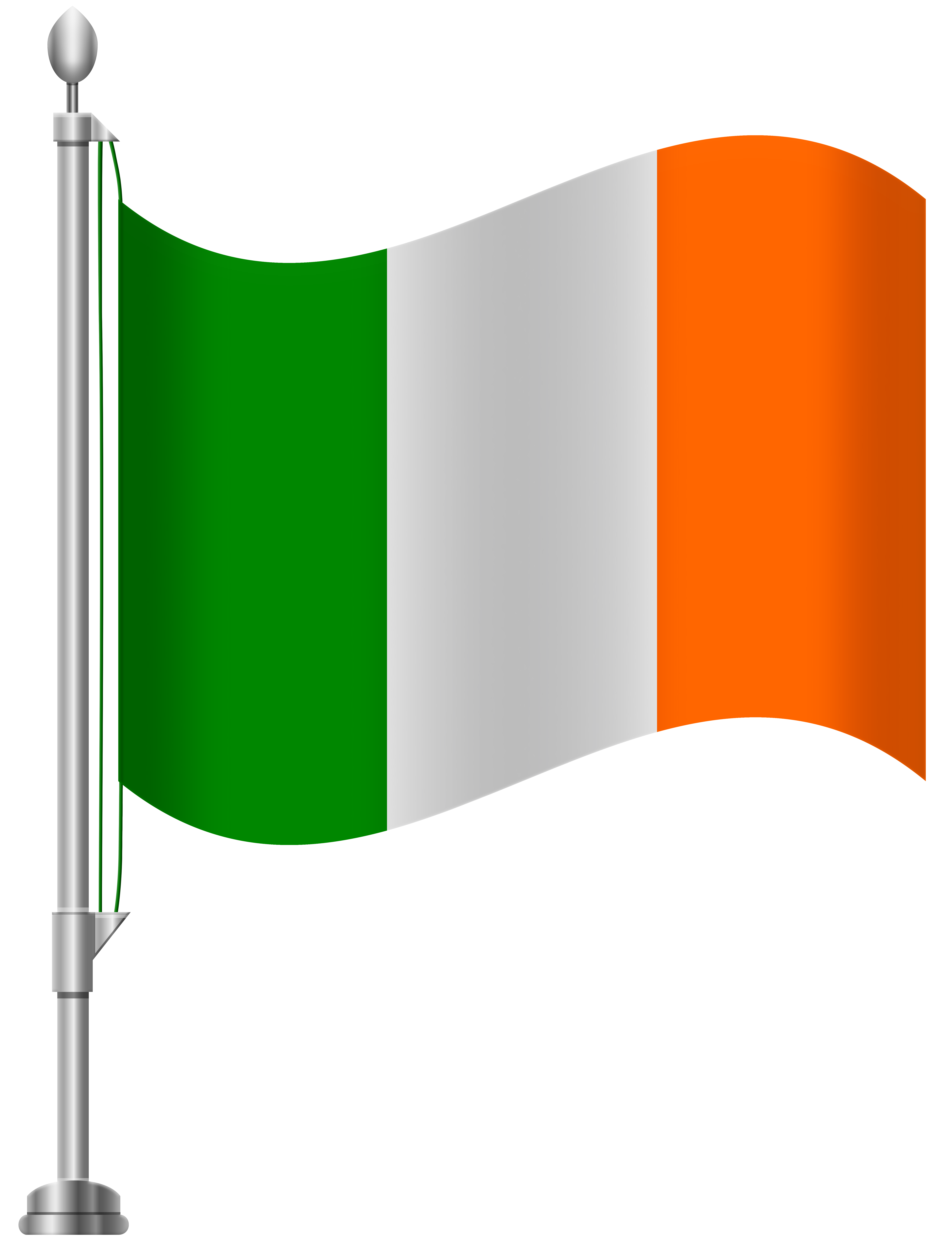 irish flag clip art black and white