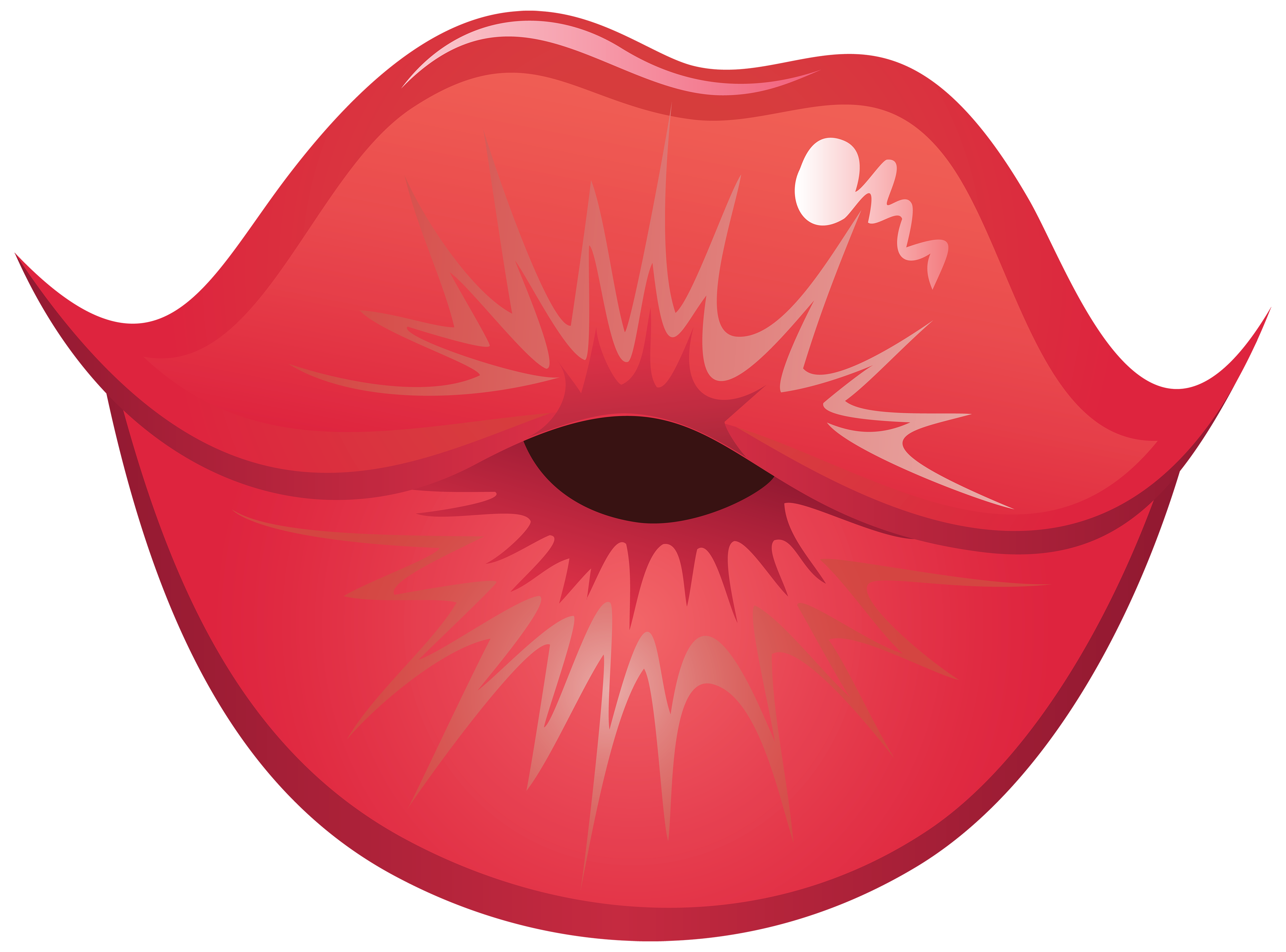 Kiss Lips PNG Clipart.