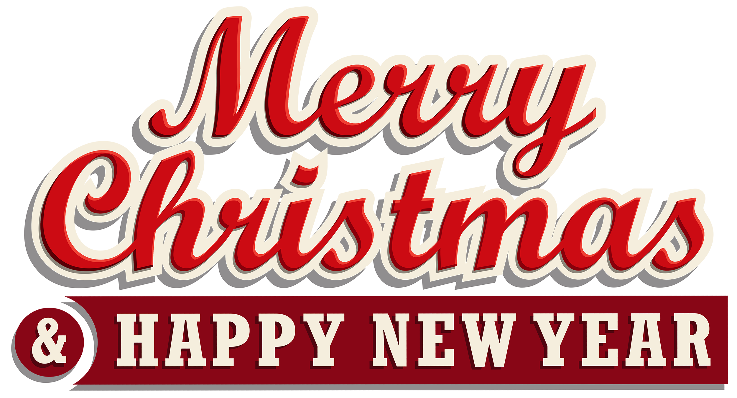 Merry Christmas And Happy New Year Png Clipart Best Web Clipart