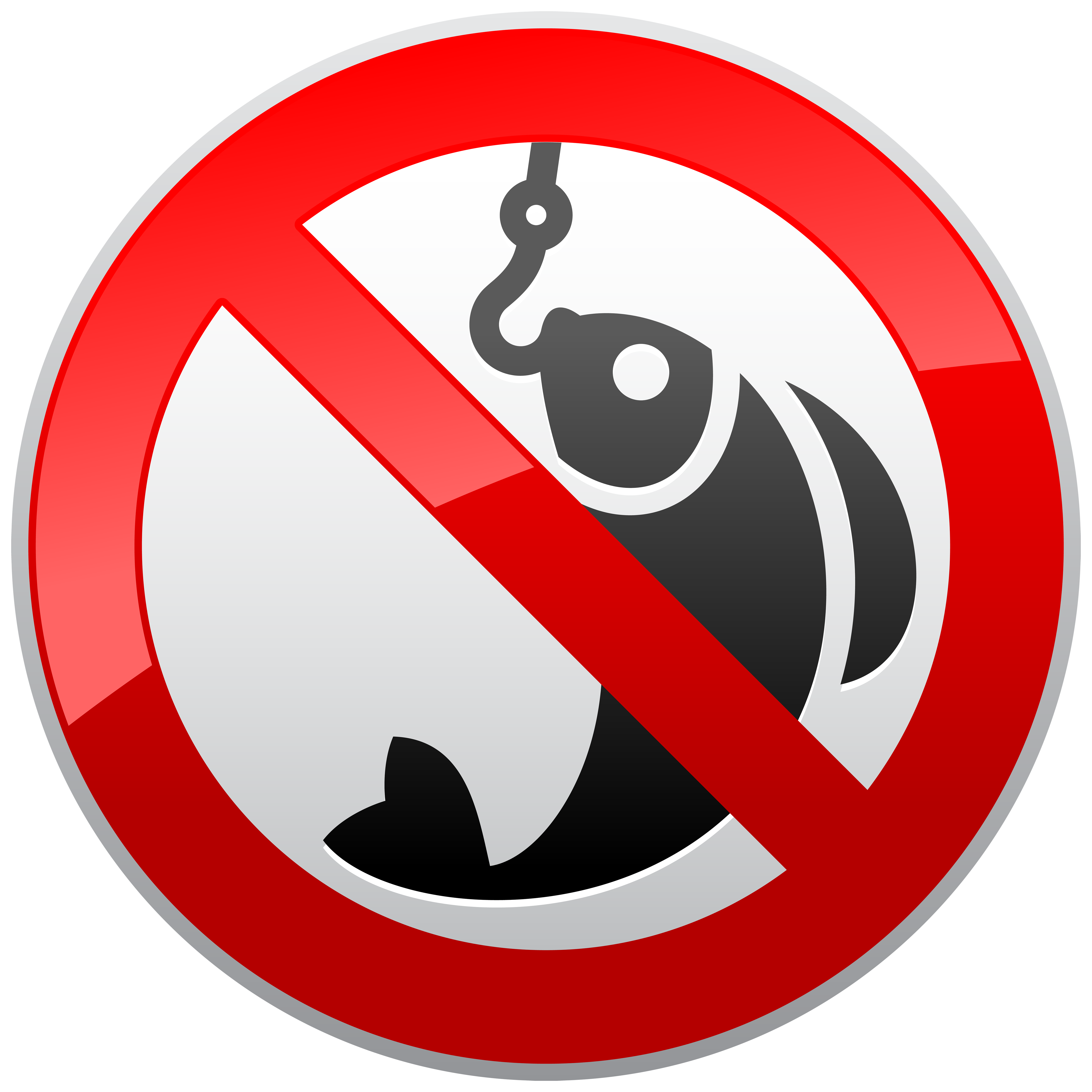 no fishing sign clip art